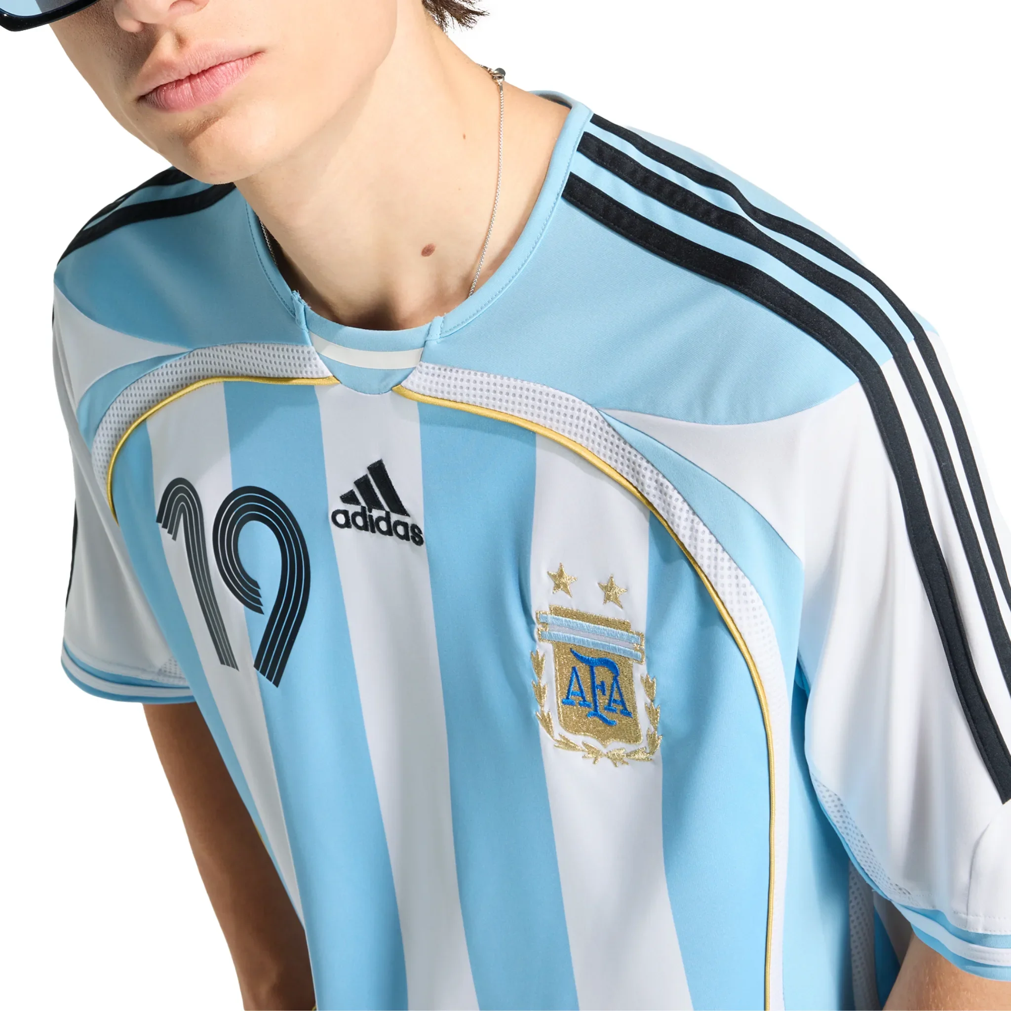 Argentina AFA Messi Home Jersey 2006 - Image 3