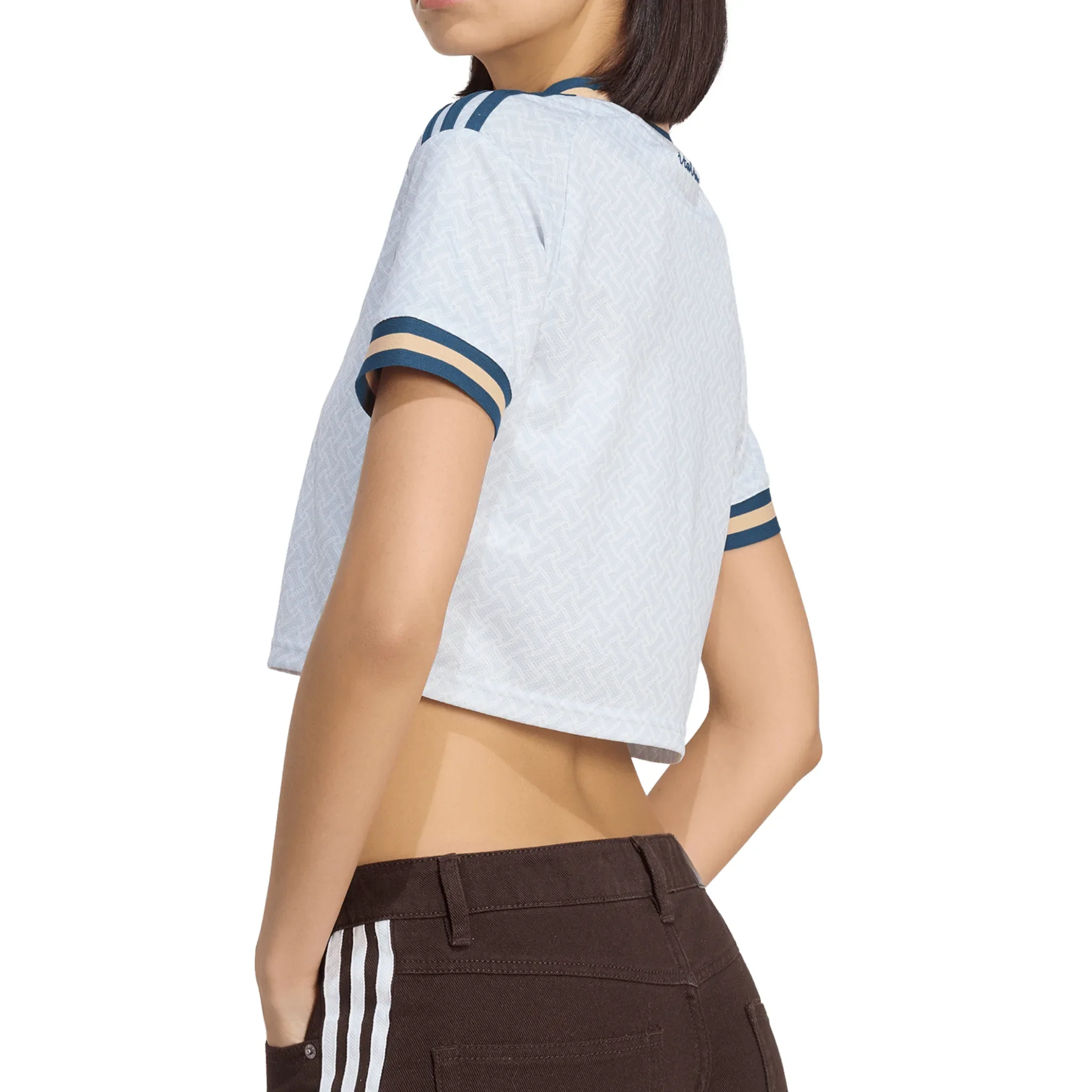 Italy FIGC Women's Cropped Away Jersey 2026/27 - Image 2