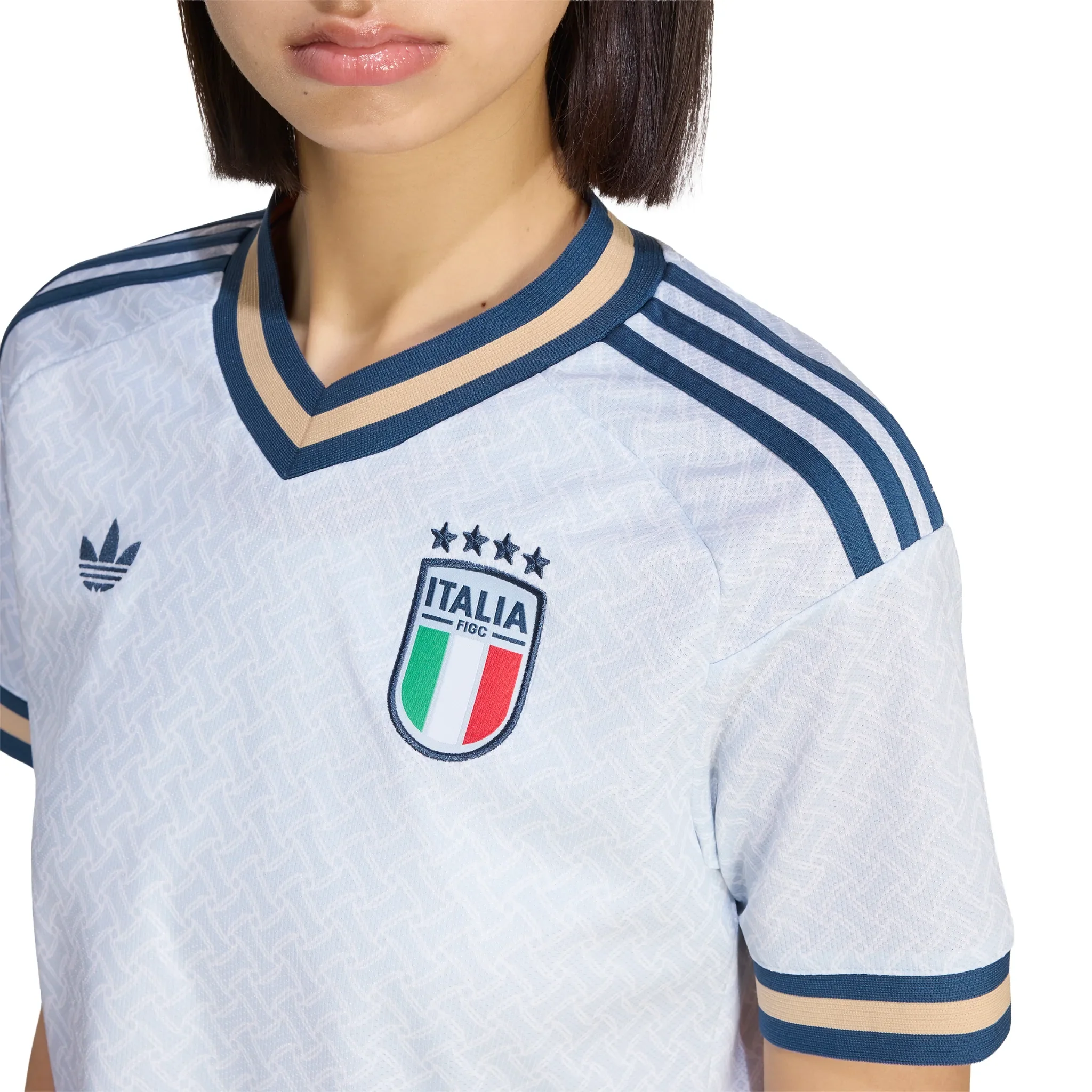 Italy FIGC Women's Cropped Away Jersey 2026/27 - Image 3