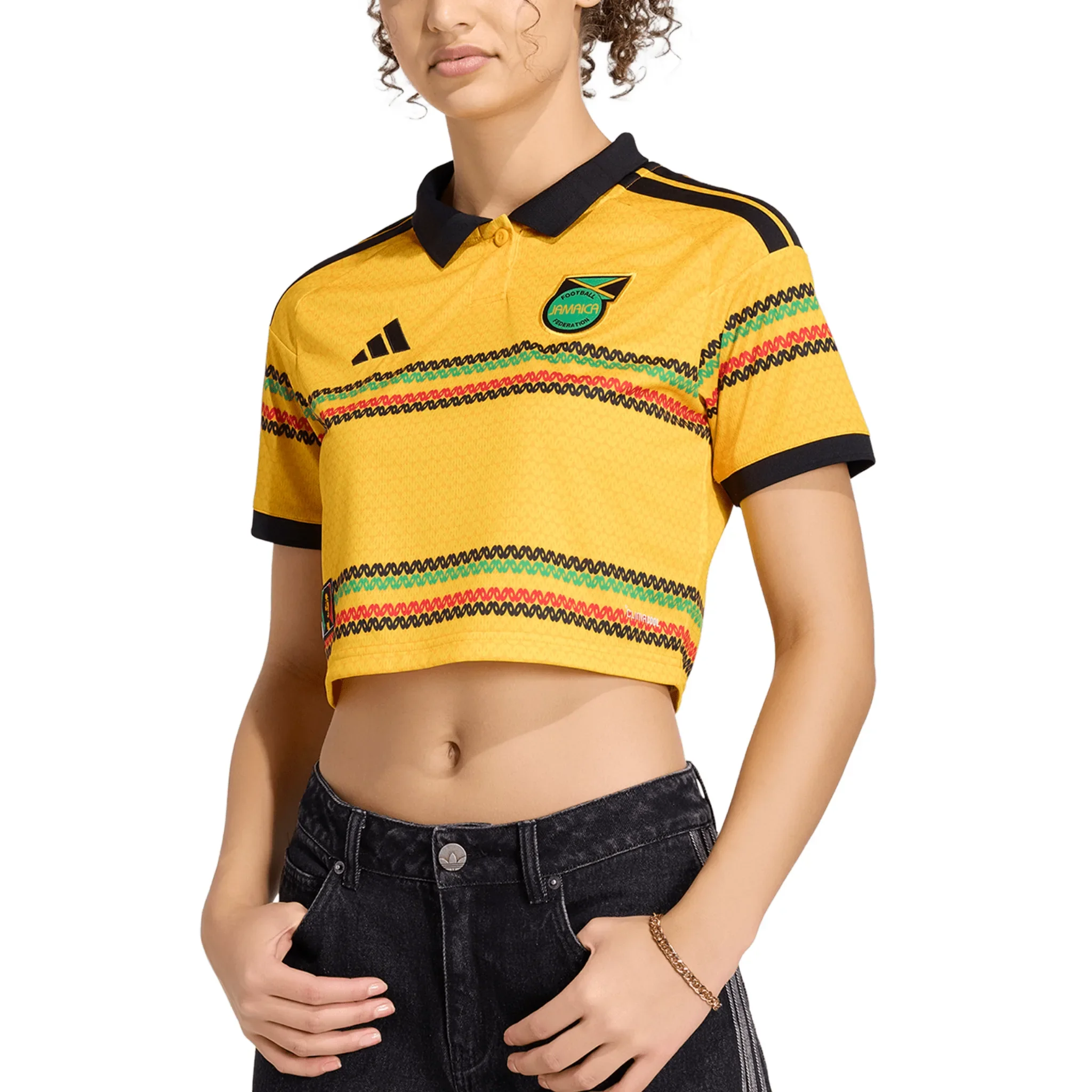 Jamaica JFF x Bob Marley Women's Cropped Home Jersey 2026/27