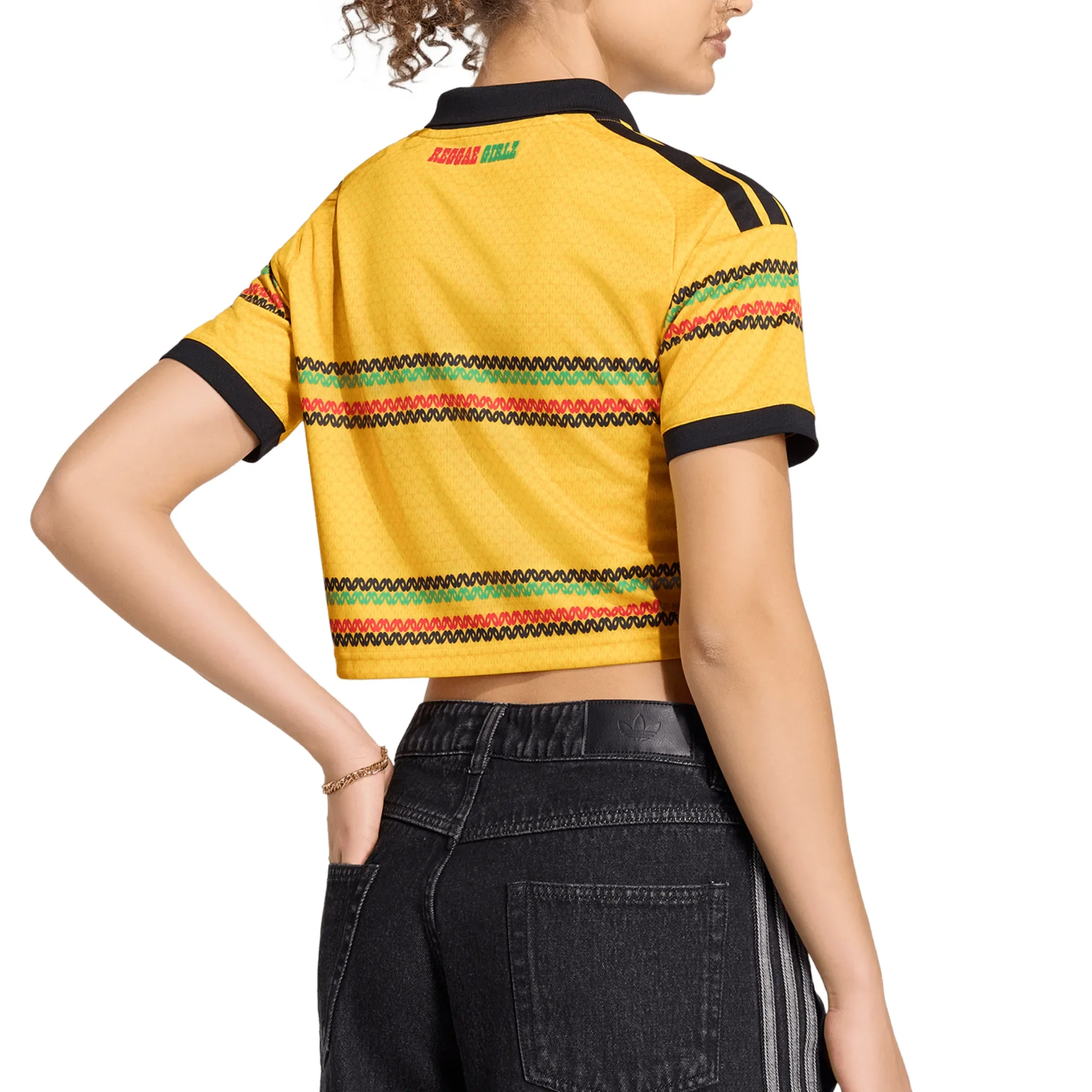 Jamaica JFF x Bob Marley Women's Cropped Home Jersey 2026/27 - Image 2