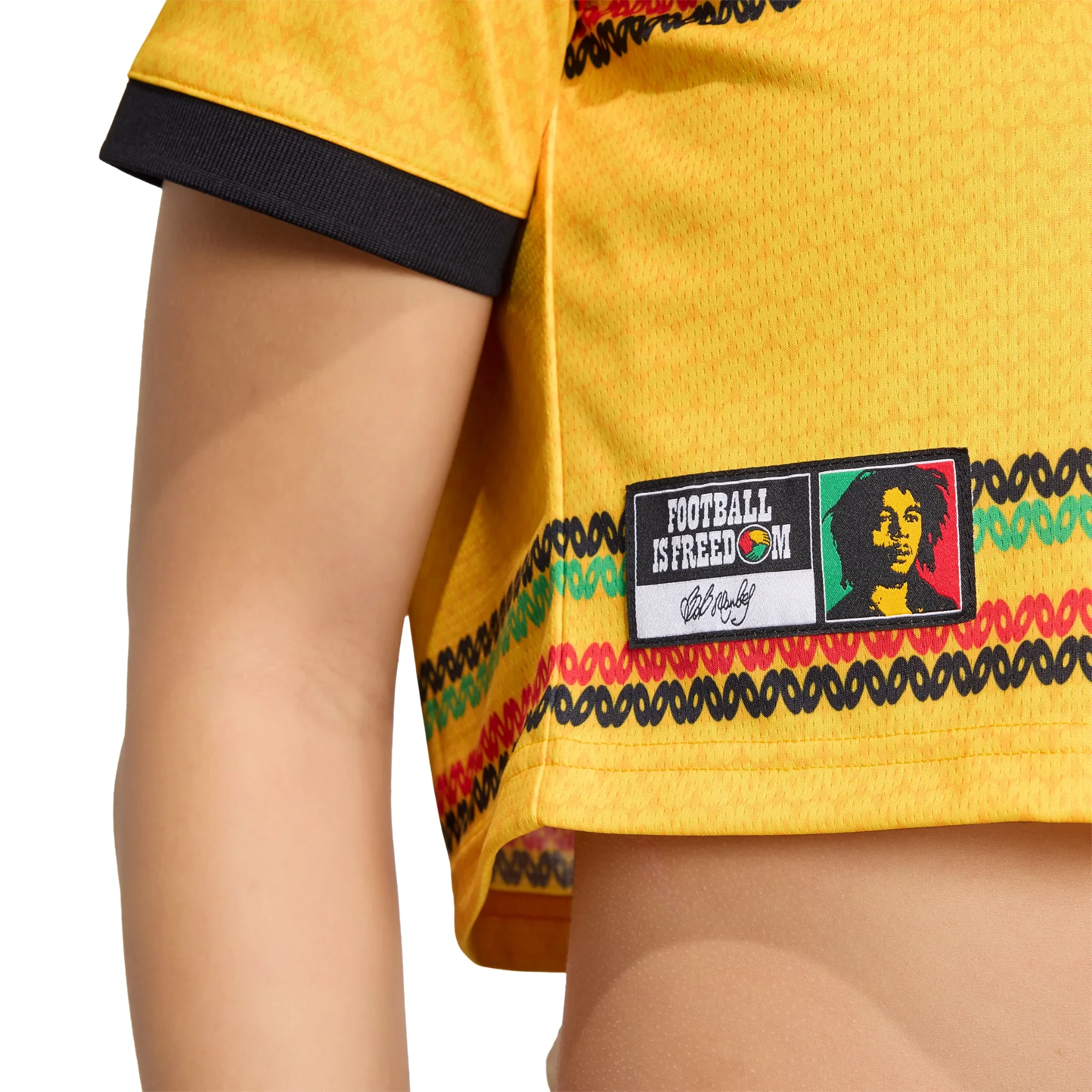 Jamaica JFF x Bob Marley Women's Cropped Home Jersey 2026/27 - Image 4