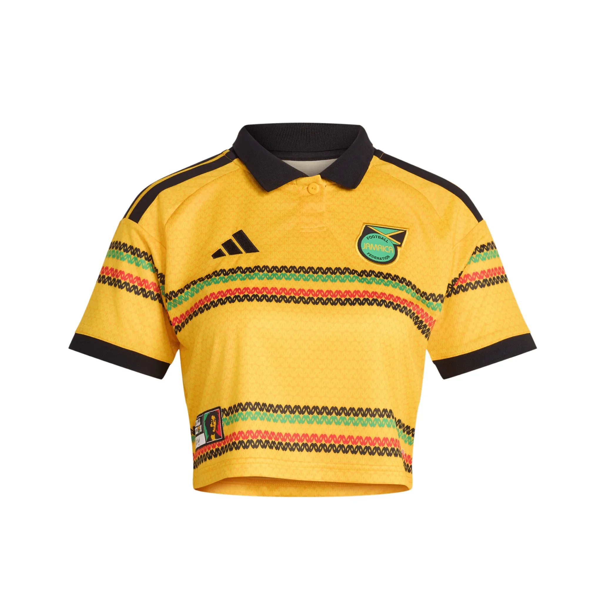 Jamaica JFF x Bob Marley Women's Cropped Home Jersey 2026/27 - Image 5