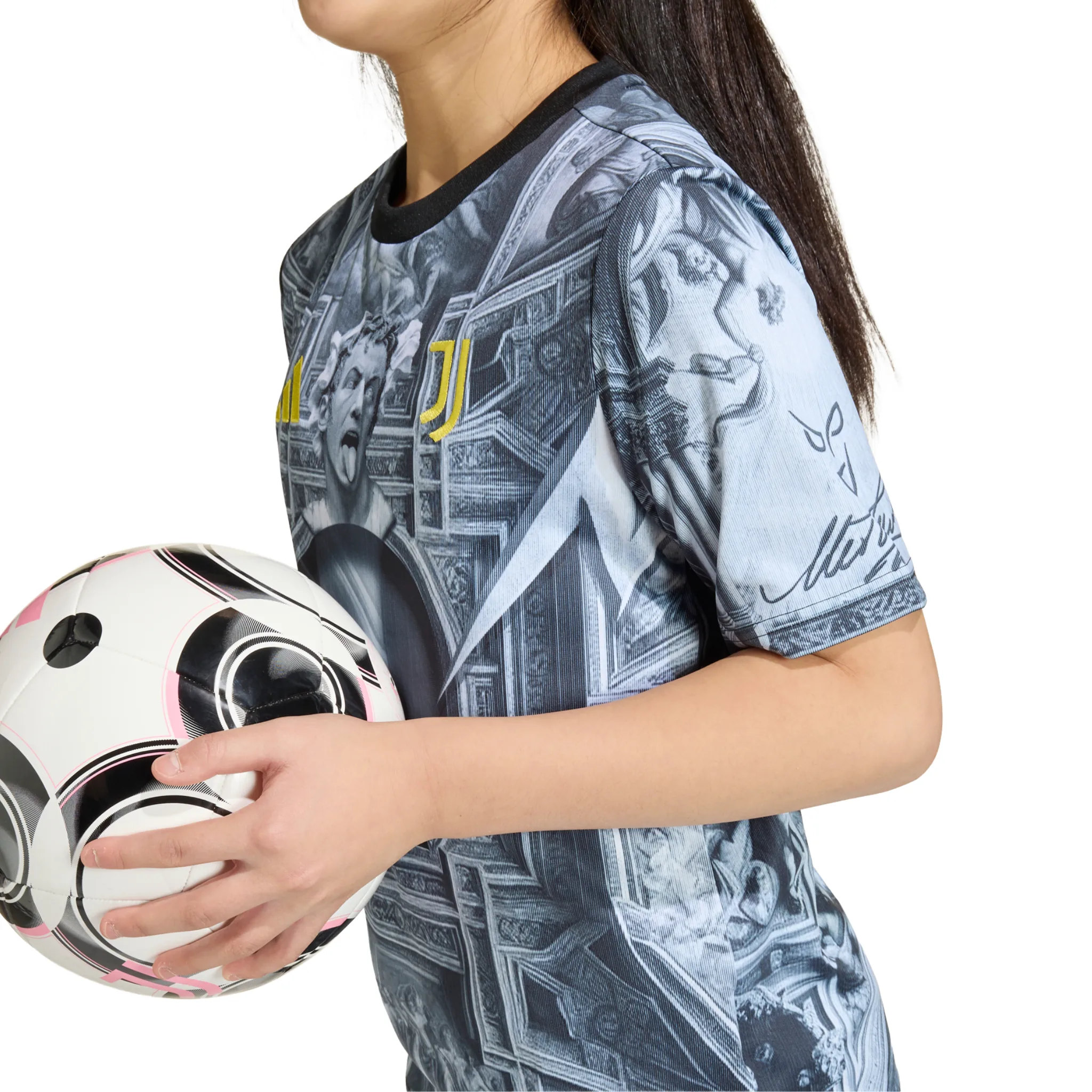 Juventus FC Junior Pre-Match Jersey 2025/26 - Image 3