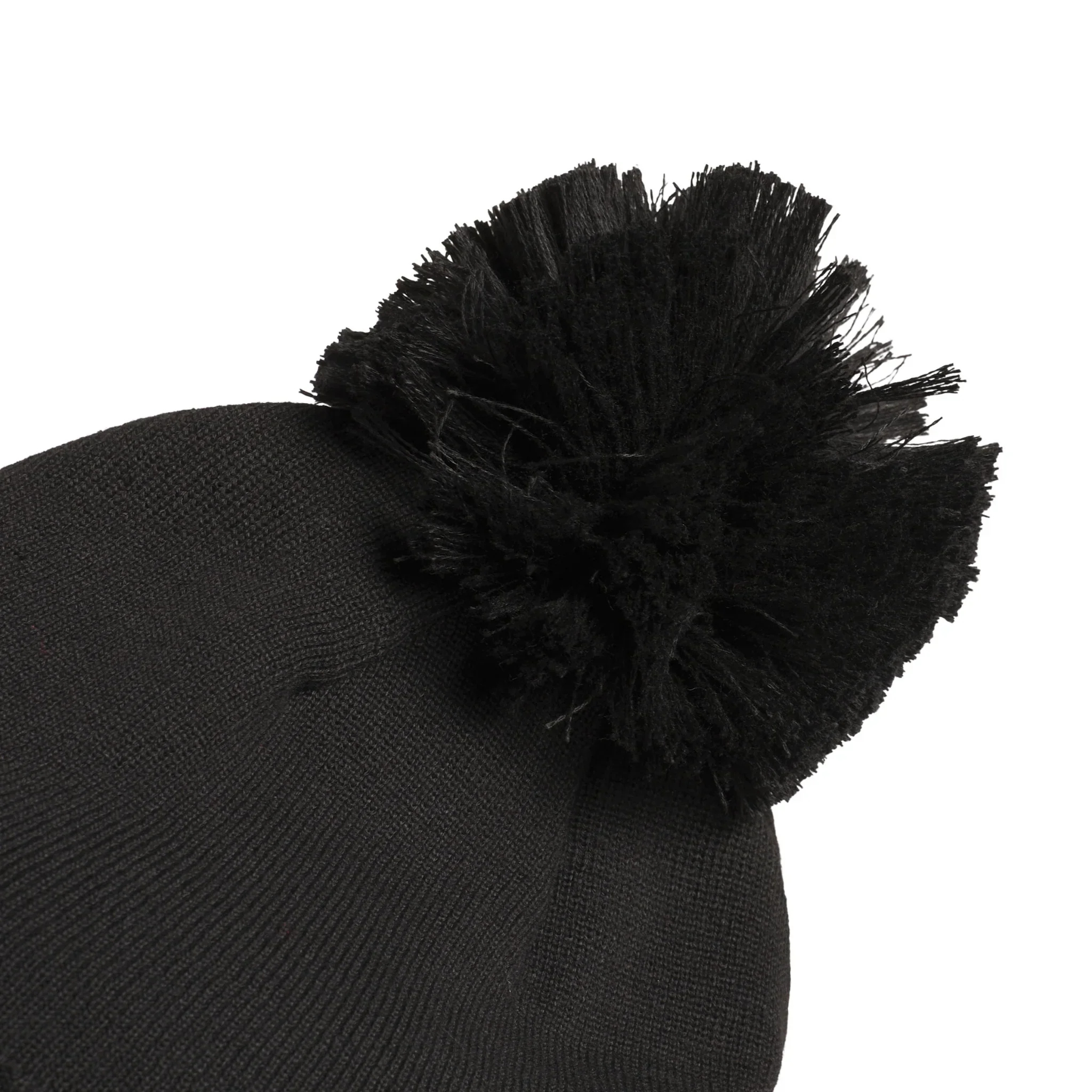 Solid Cuffed Pom Beanie - Image 4