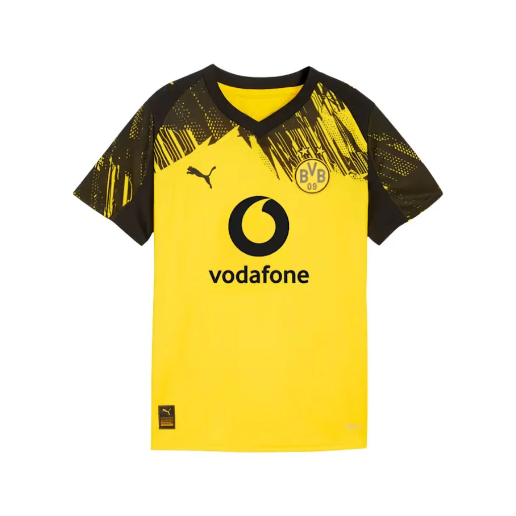 Borussia Dortmund BVB Junior Home Jersey 2025/26 - Image 3