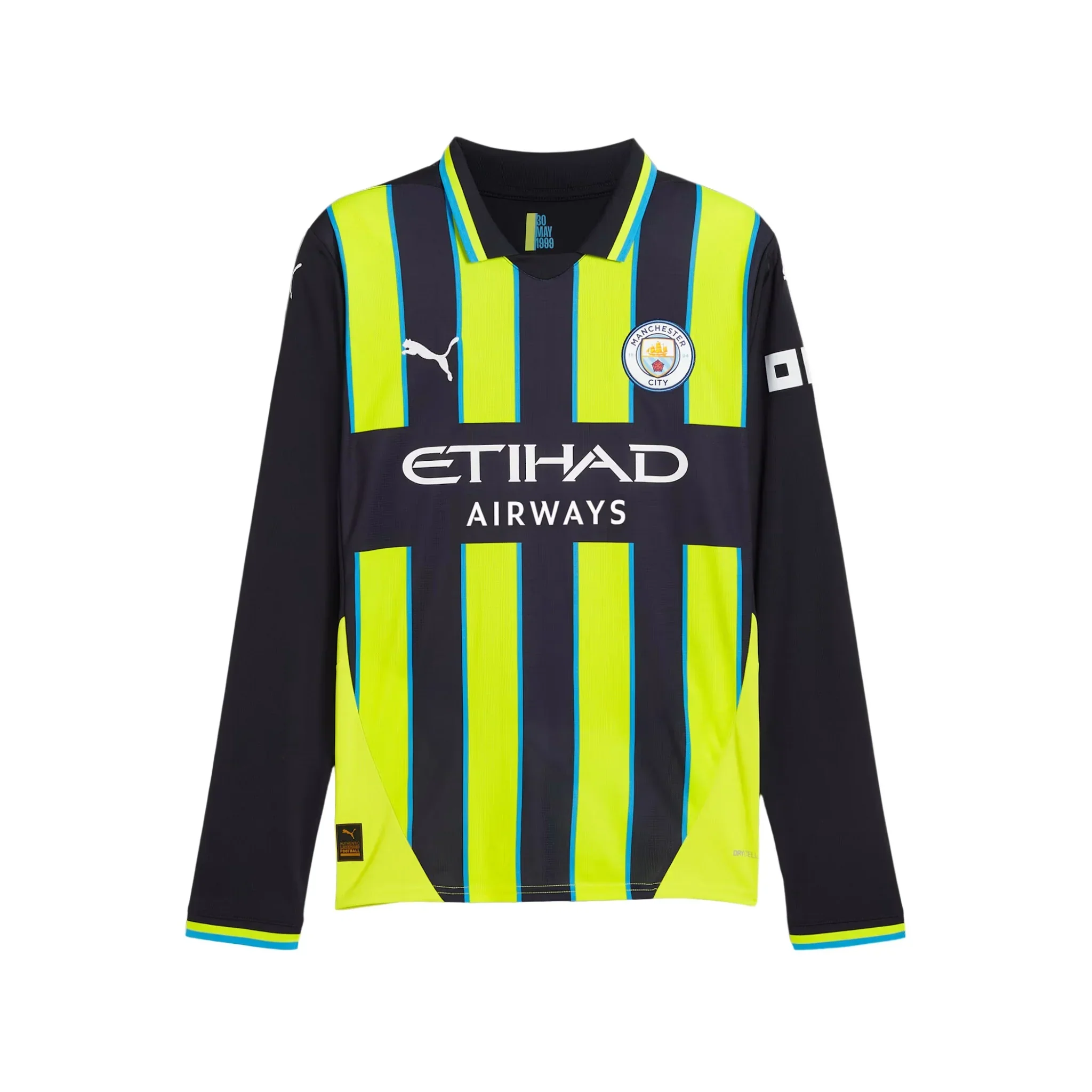 Manchester City FC Long Sleeve Away Jersey 2024/25 - Image 3