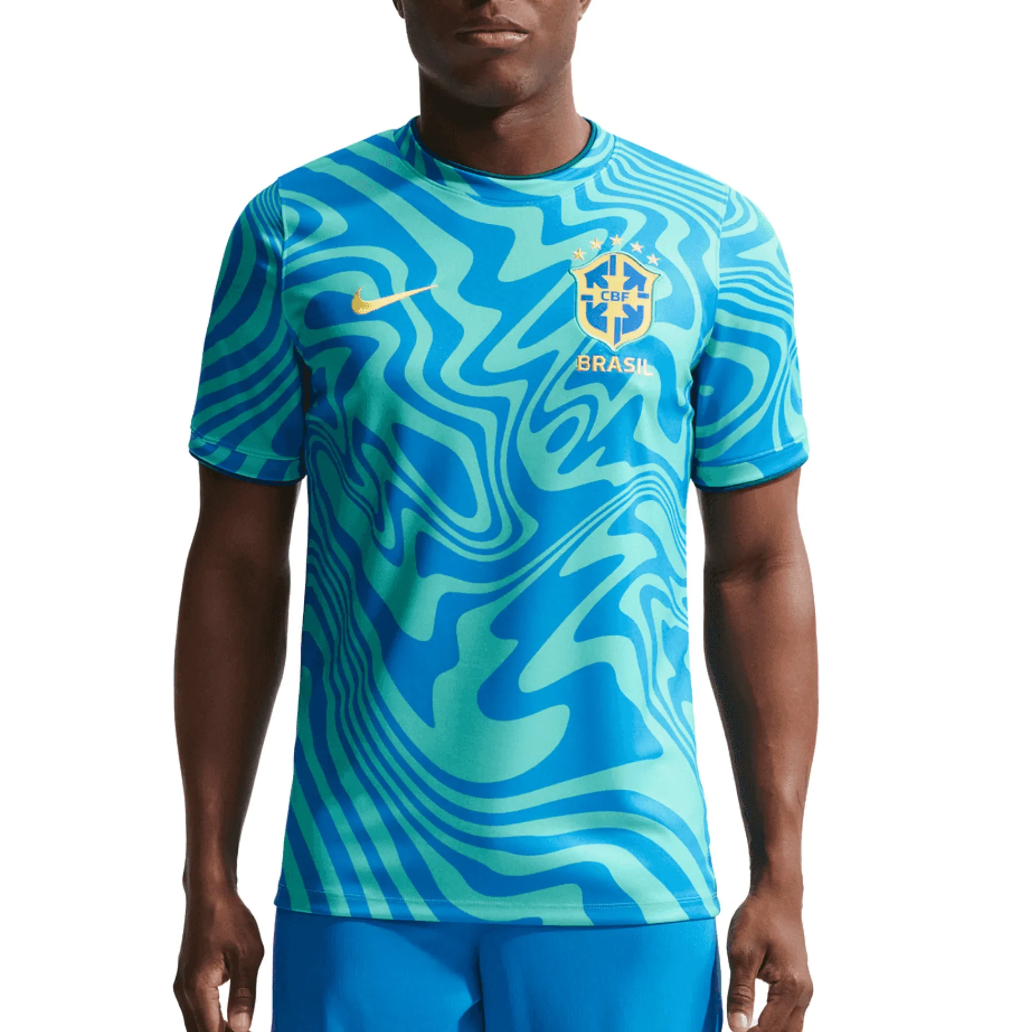 Brazil CBF Academy Pro Dri-FIT Soccer Pre-Match Jersey 2026/27
