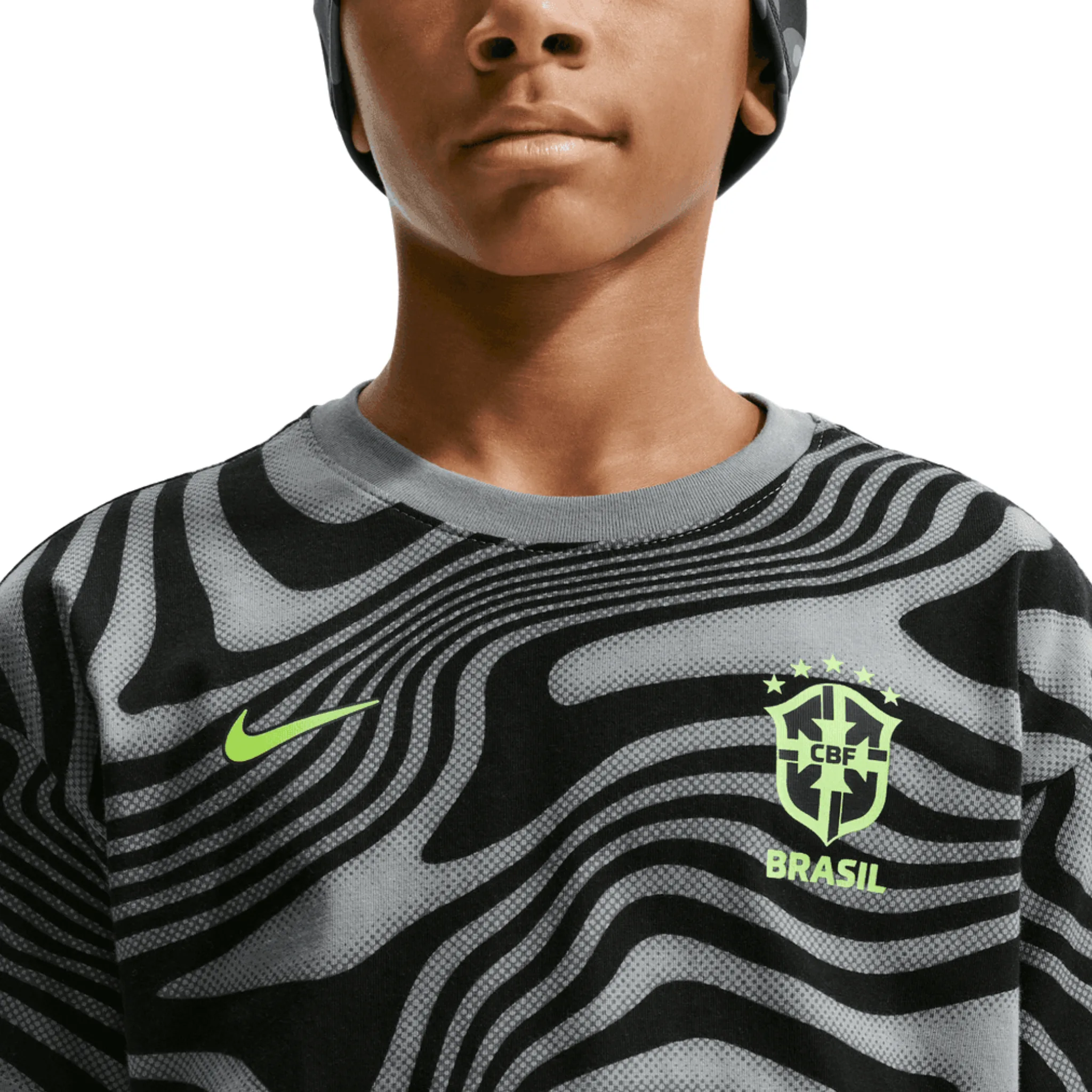 Brazil CBF All Over Print Junior T-Shirt 2026/27 - Image 3