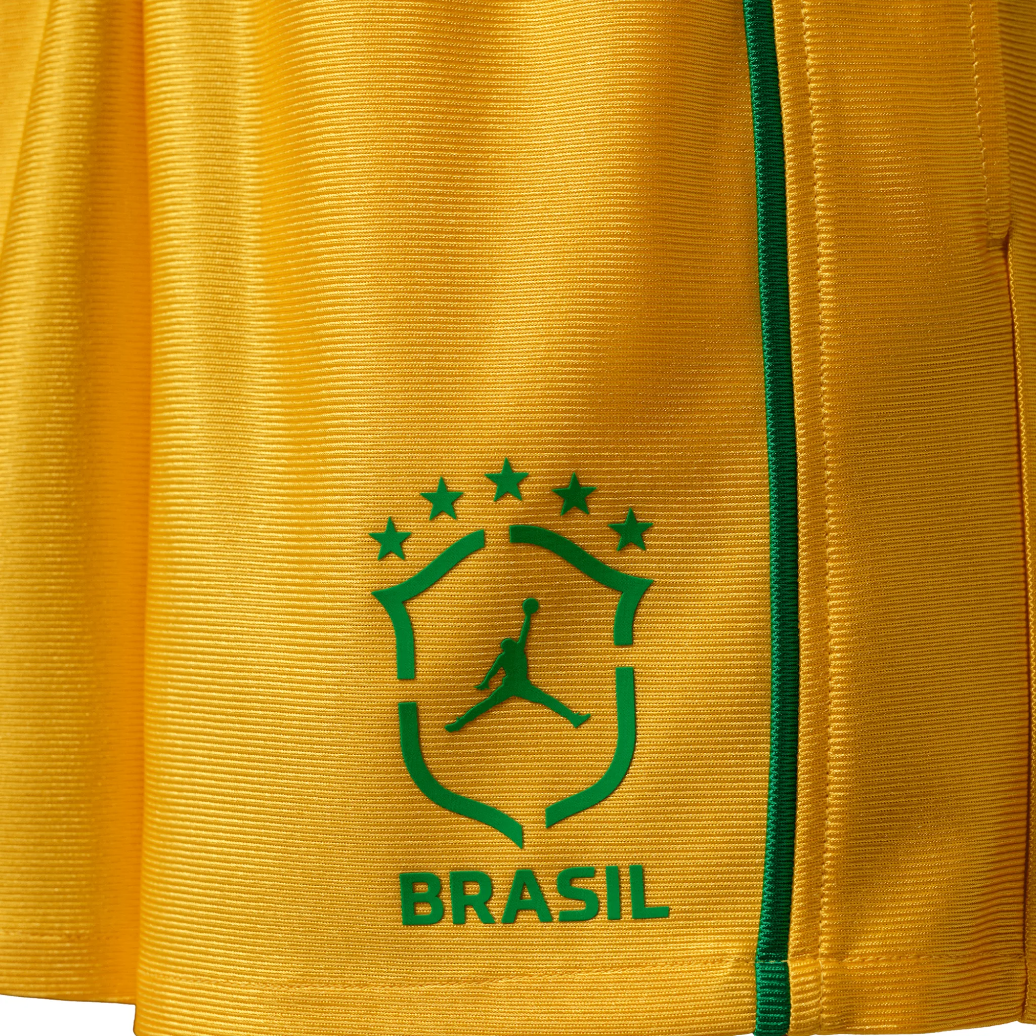 Brazil CBF Jordan Brooklyn Women Knit Shorts 2026/27 - Image 4