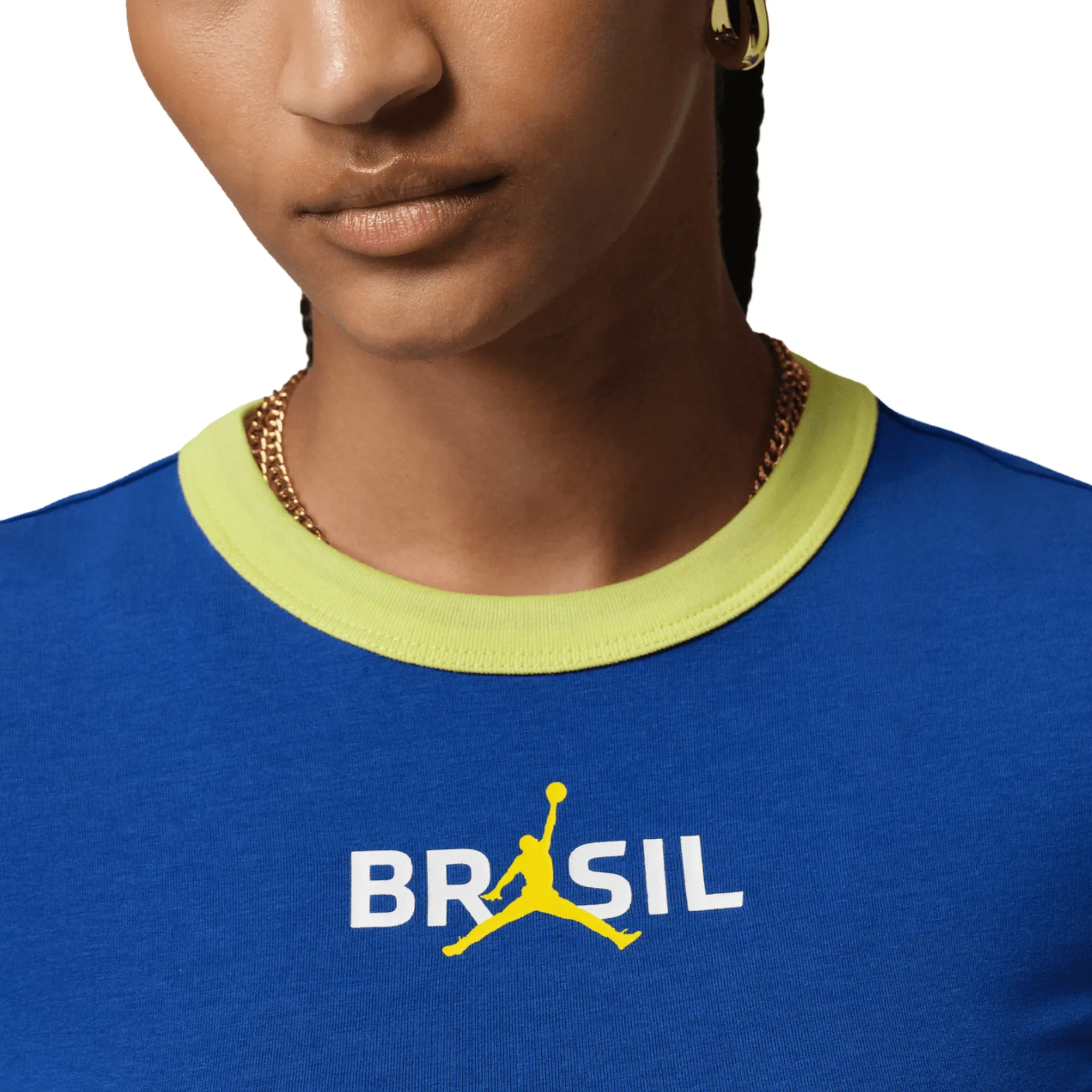 Brazil CBF Jordan Women's Graphic Crewneck Shirt 2026/27 - Image 3