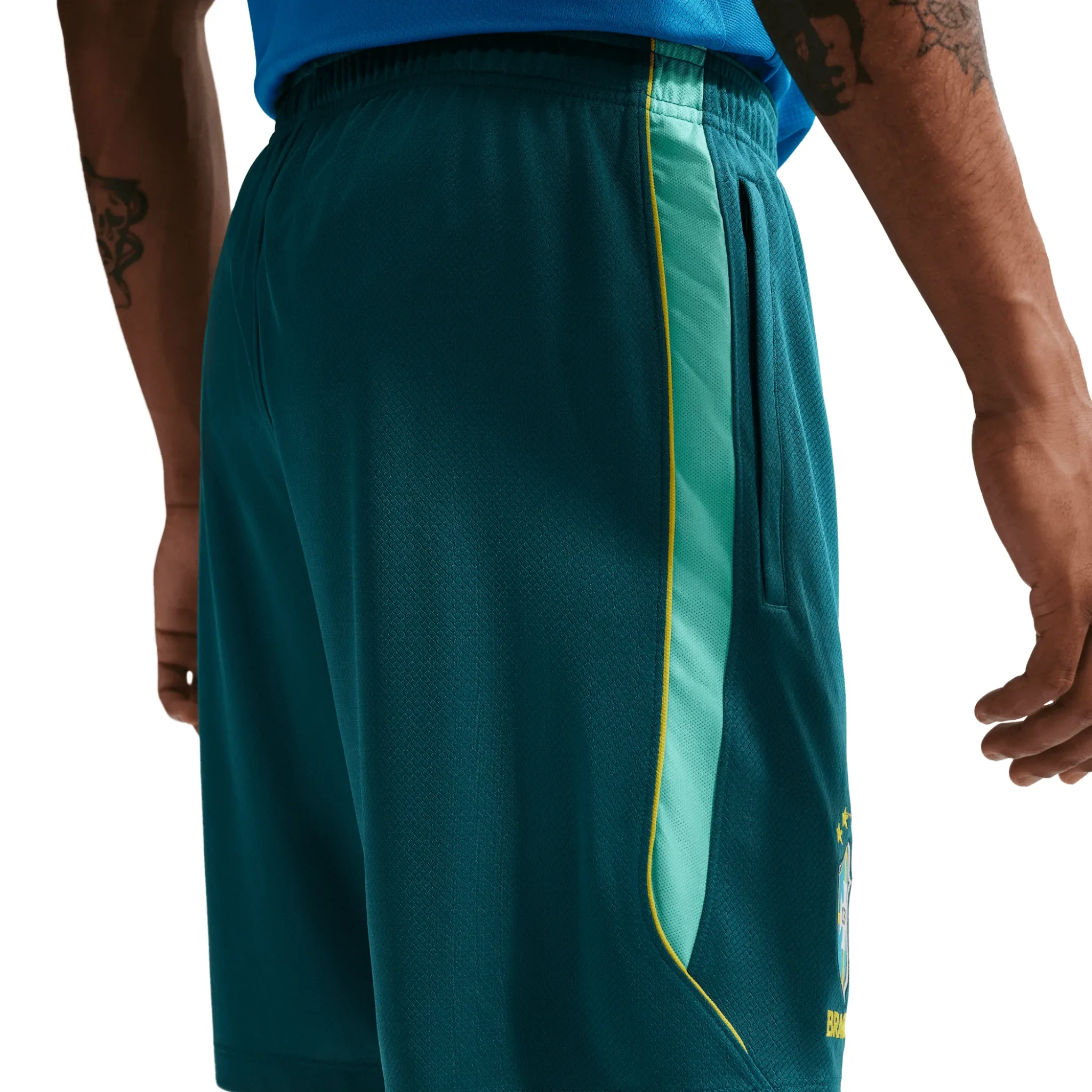 Brazil CBF Strike Dri-FIT Soccer Knit Shorts 2026/27 - Image 4
