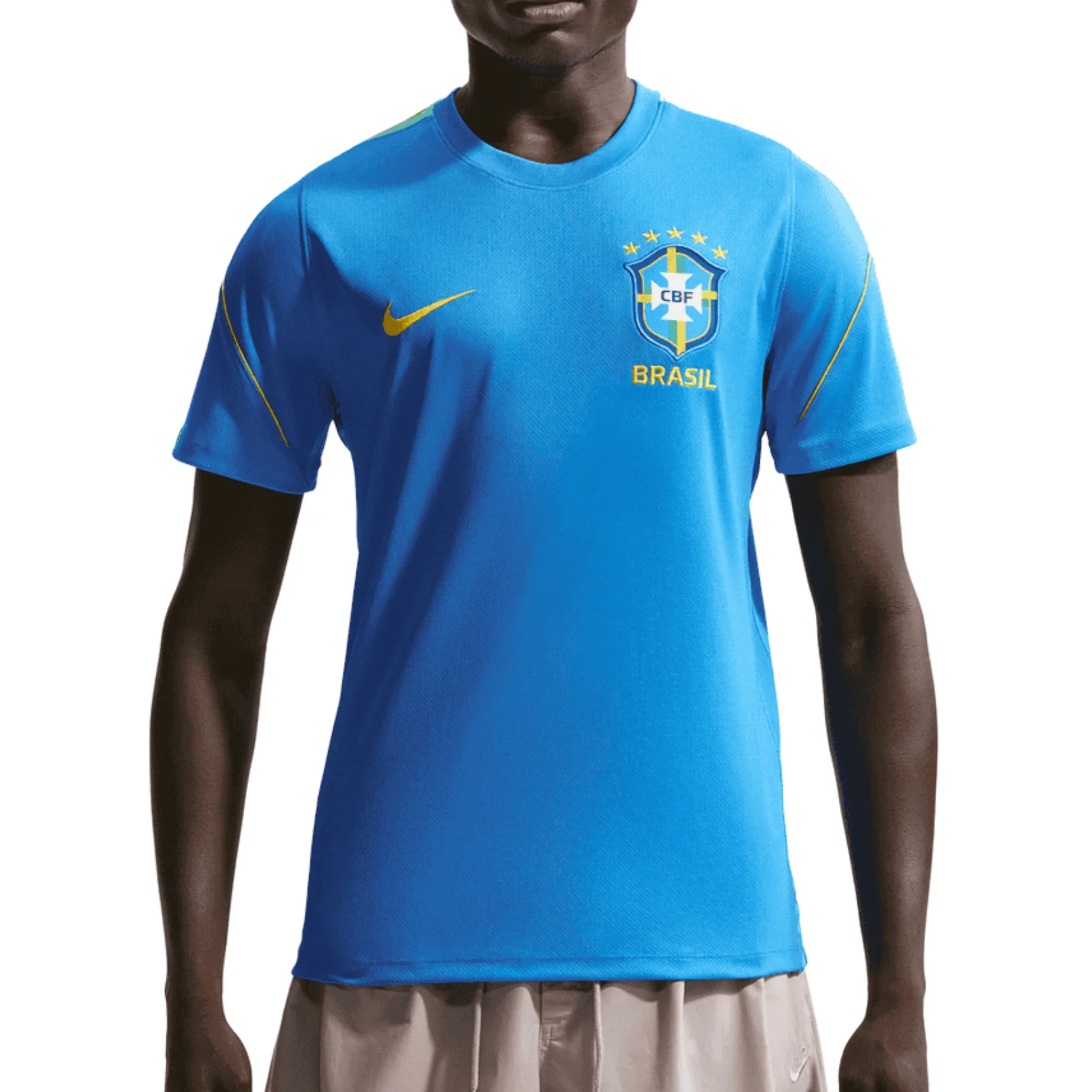 Brazil CBF Strike Dri-FIT Soccer Short-Sleeve Top 2026/27