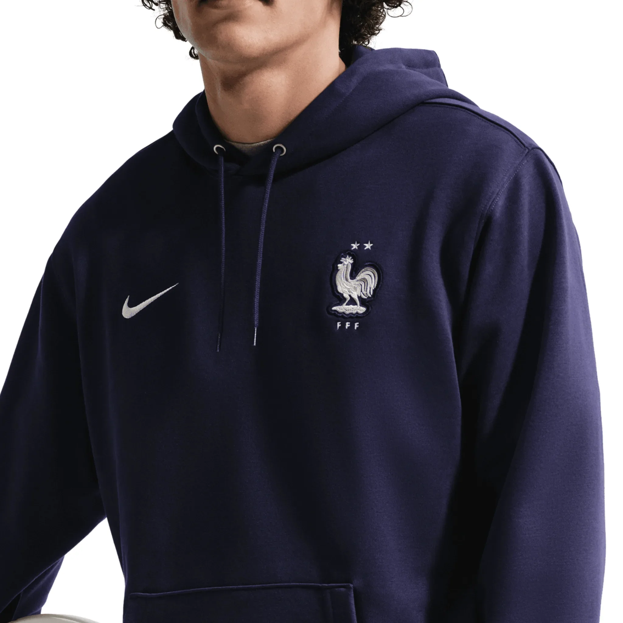 France FFF Club Soccer French Terry Pullover Hoodie 2026/27 - Image 3