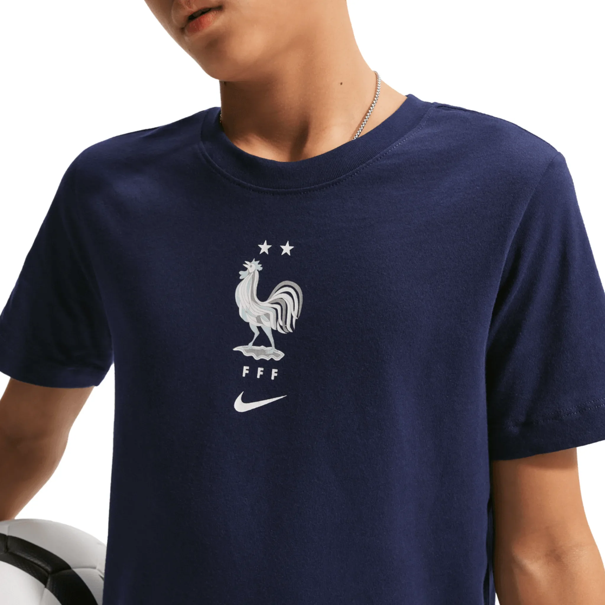 France FFF Junior Crest T-Shirt 2026/27 - Image 3