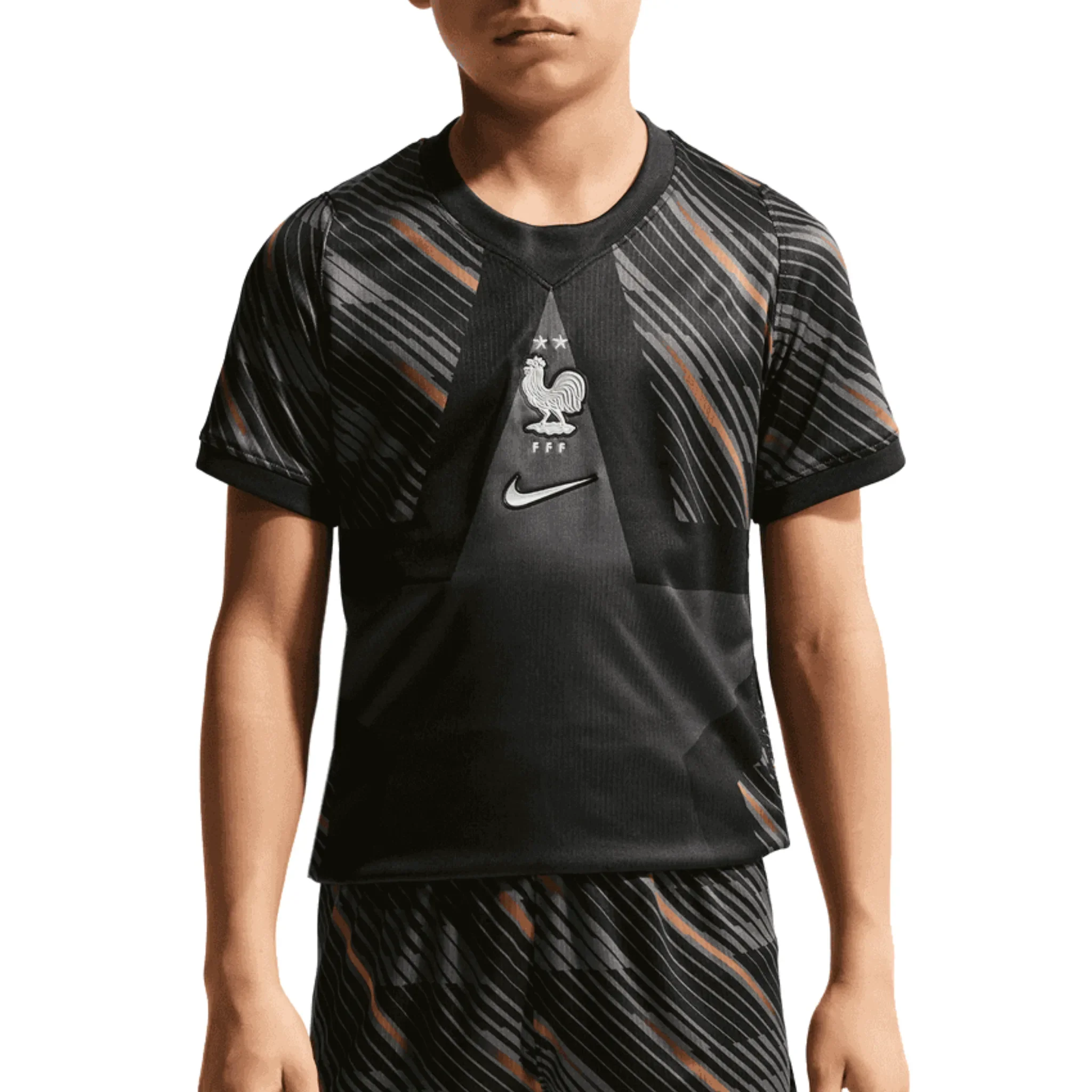 France FFF Stadium Junior Short-Sleeve Goalkeeper Jersey 2026/27