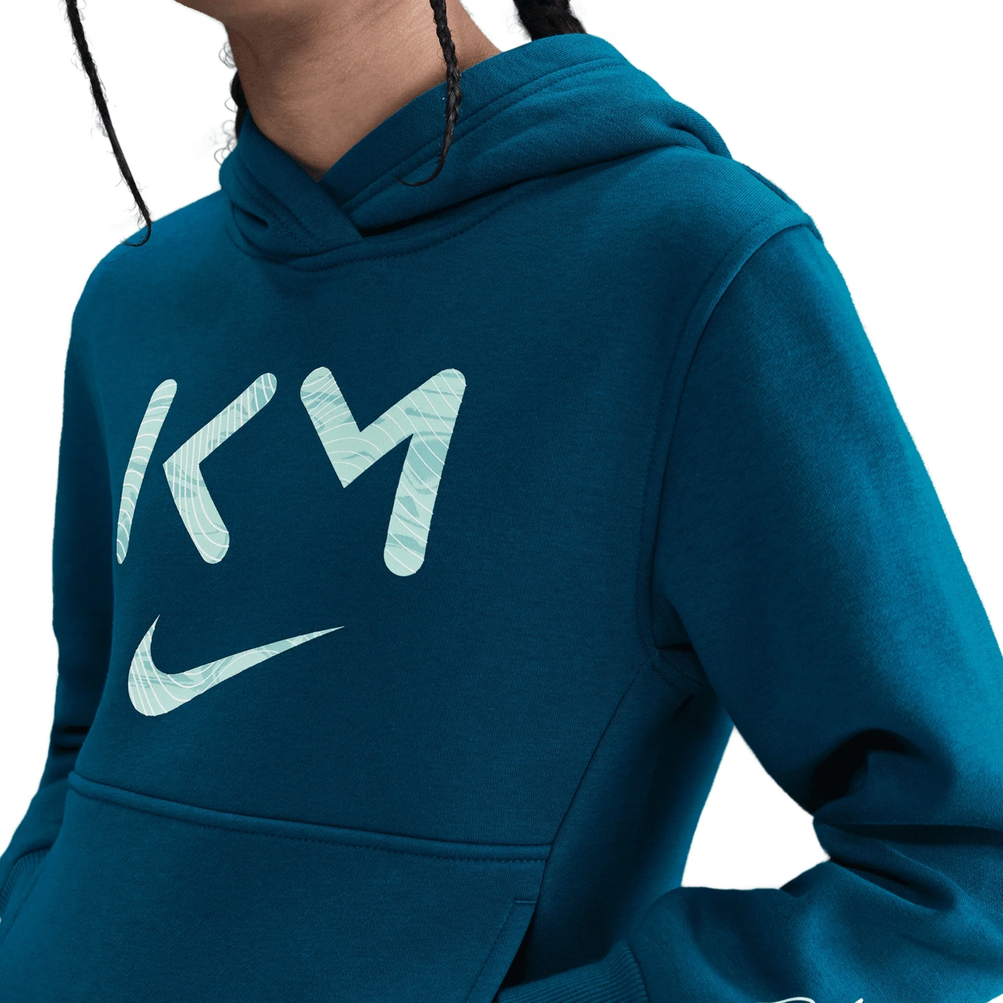 Kylian Mbappé Club Fleece Dri-FIT Junior Soccer Hoodie - Image 2