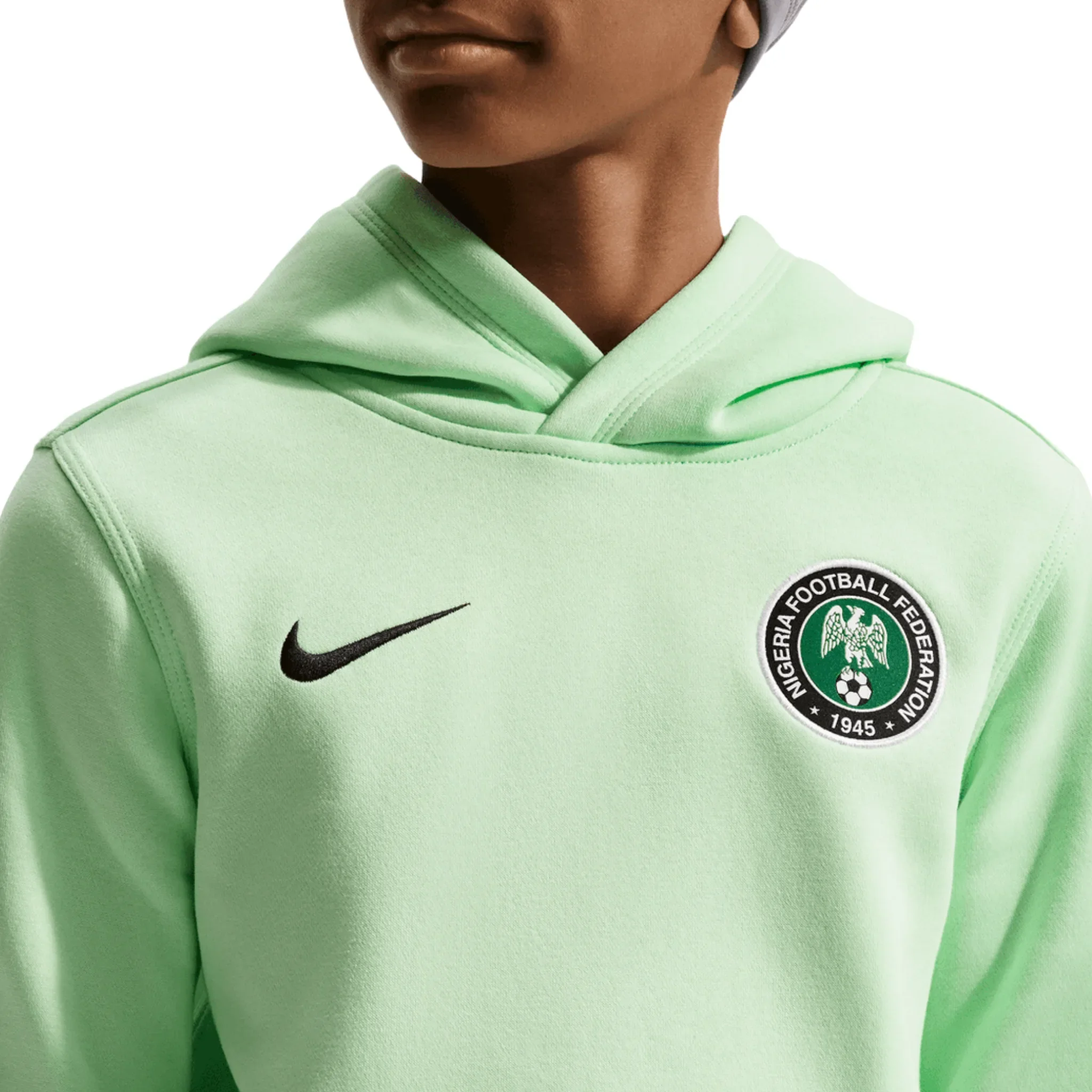 Nigeria NFF Club Junior Soccer Pullover Hoodie 2026/27 - Image 3