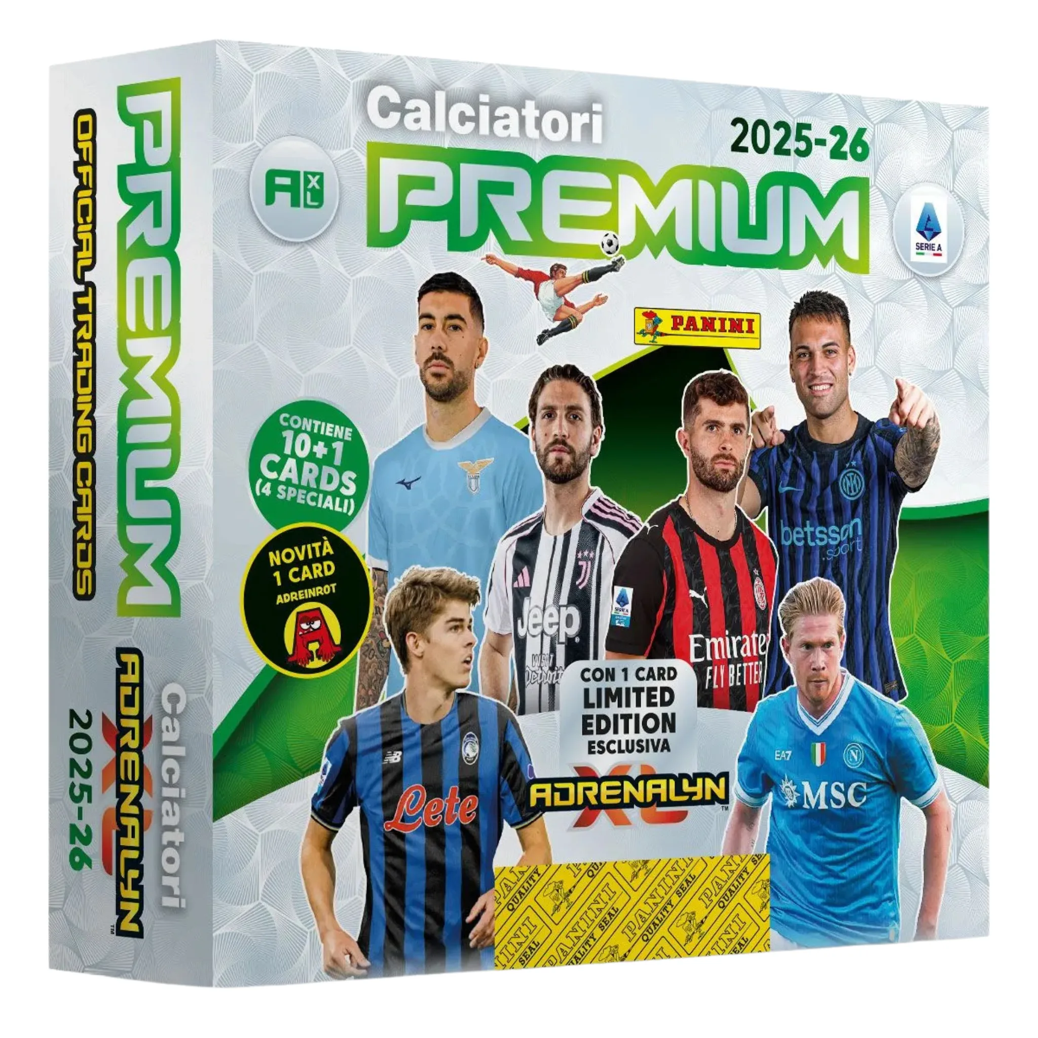 Calciatori Adrenalyn XL Premium Card Pack 2025/26 - 11 Cards - Image 2