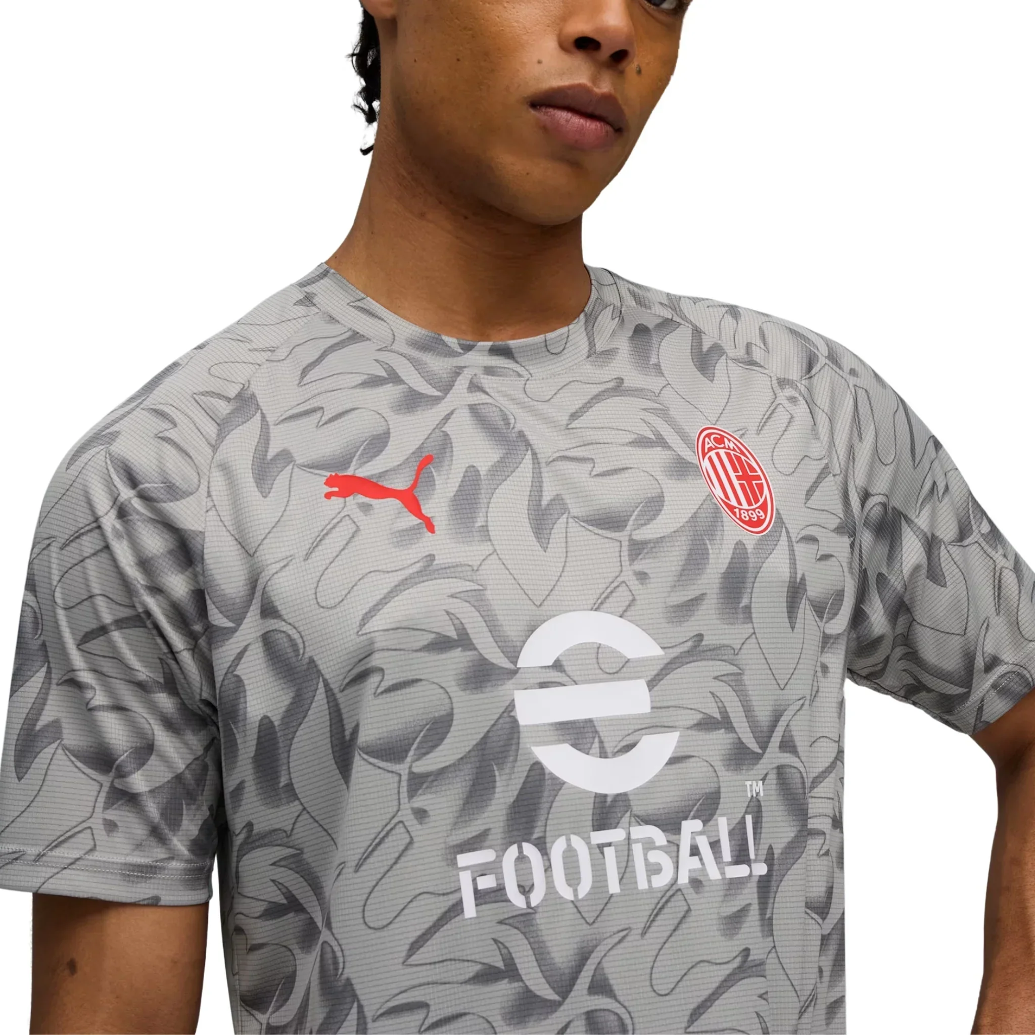 AC MIlan Pre-Match Jersey 2025/26 - Image 3