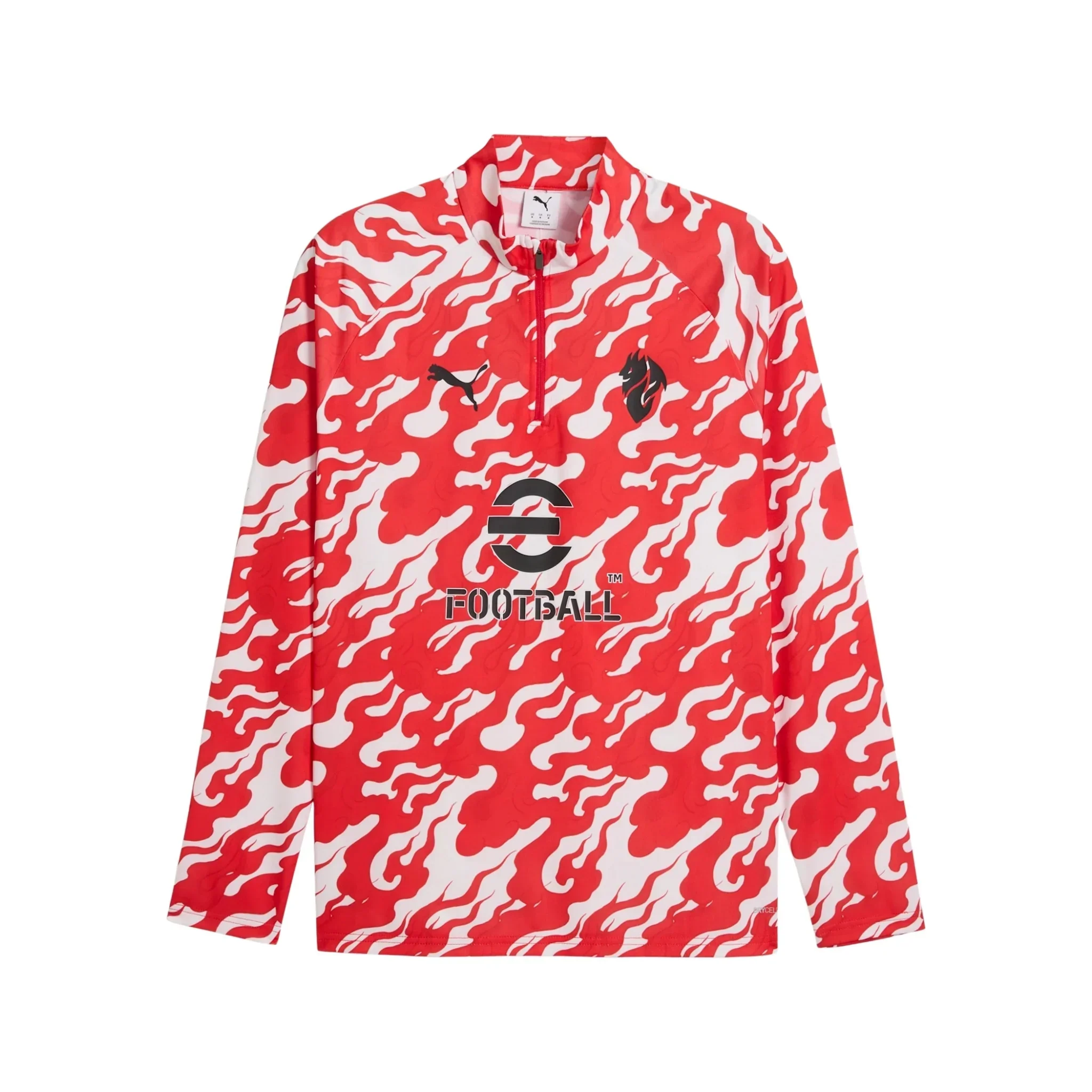 AC MIlan Pre-Match Quarter-Zip Top 2025/26 - Image 3