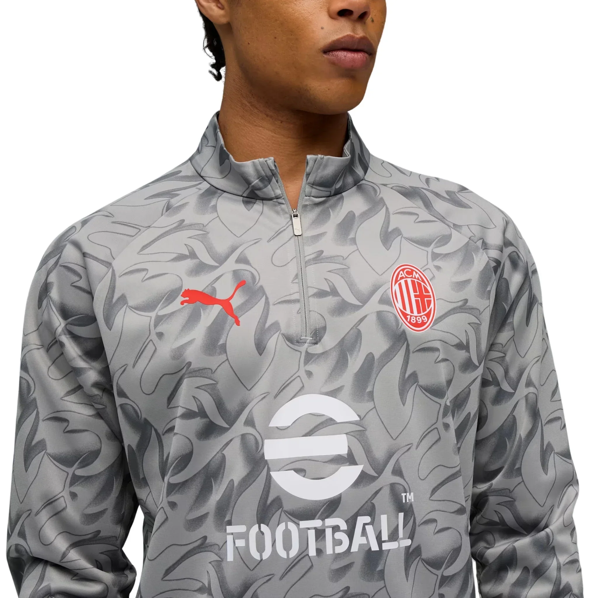 AC Milan Pre-Match Quarter-Zip Top 2025/26 - Image 3