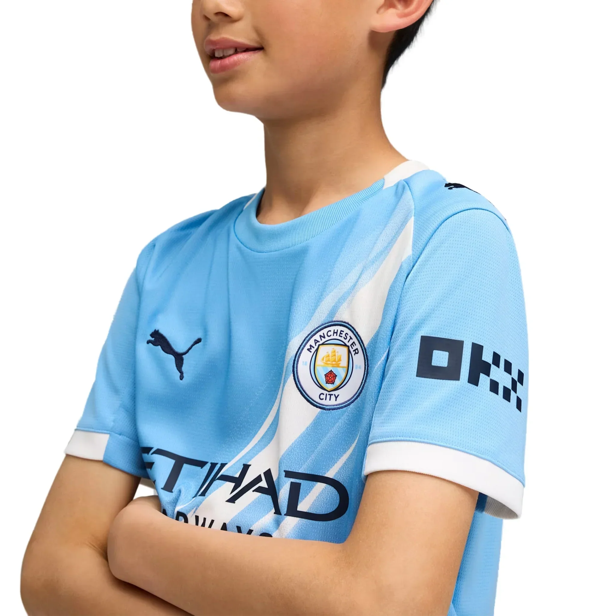 Manchester City FC Junior Home Jersey 2025/26 - Image 3