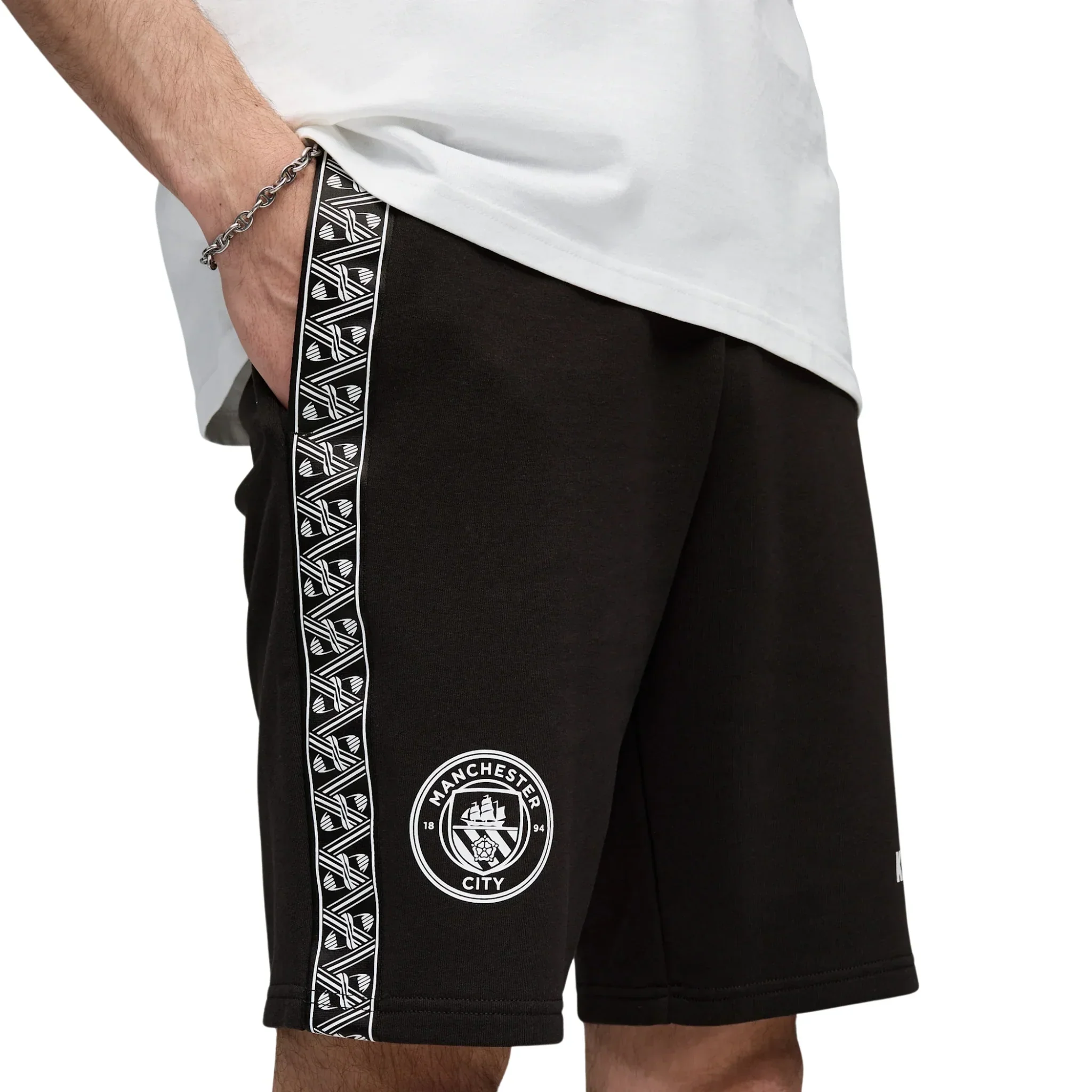 Manchester City FC King Sweat Shorts 2025/26 - Image 2