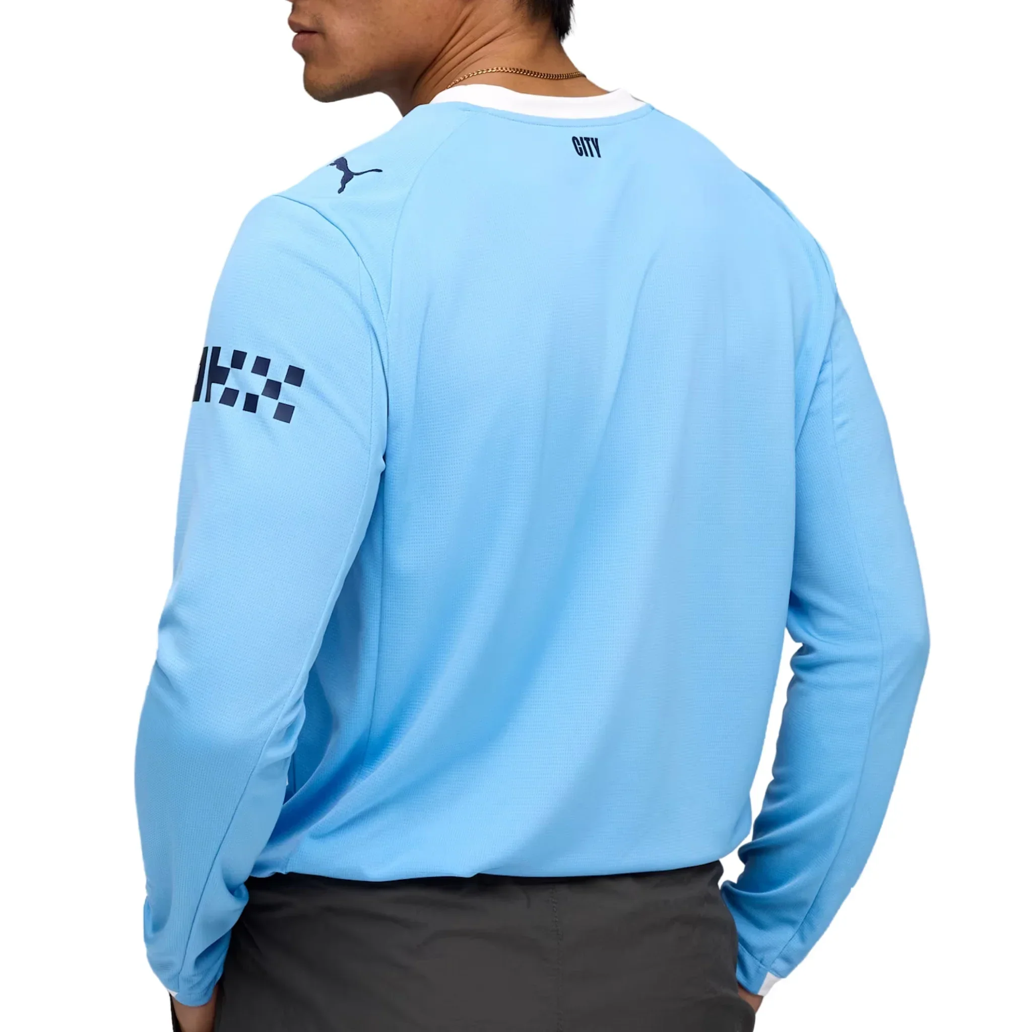 Manchester City FC Long Sleeve Home Jersey 2025/26 - Image 2
