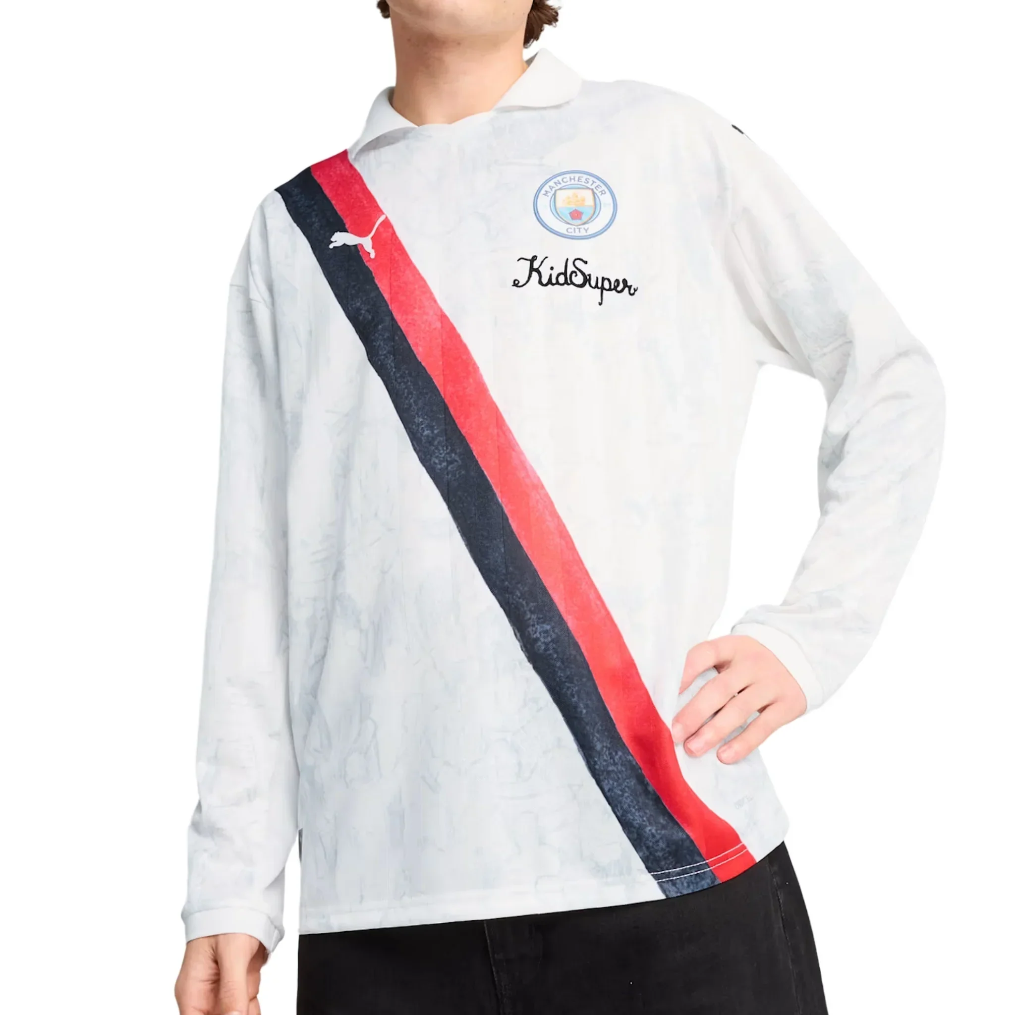 Manchester City FC x KidSuper Long Sleeve Retro Jersey 2025/26
