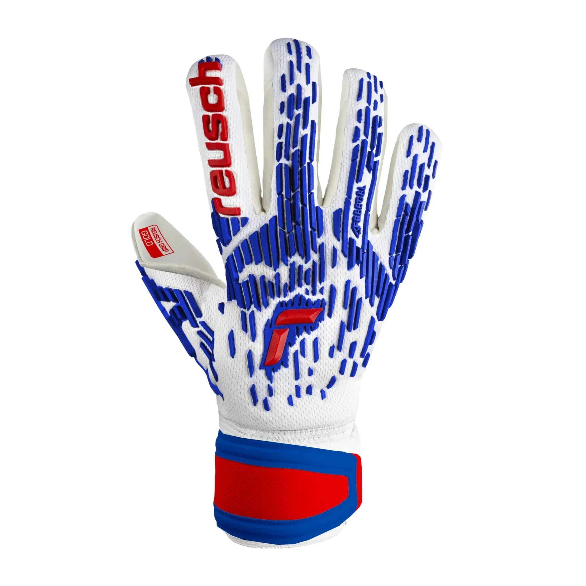 Attrakt Freegel Gold Sleek Finger Support Goalkeeper Gloves - Image 2
