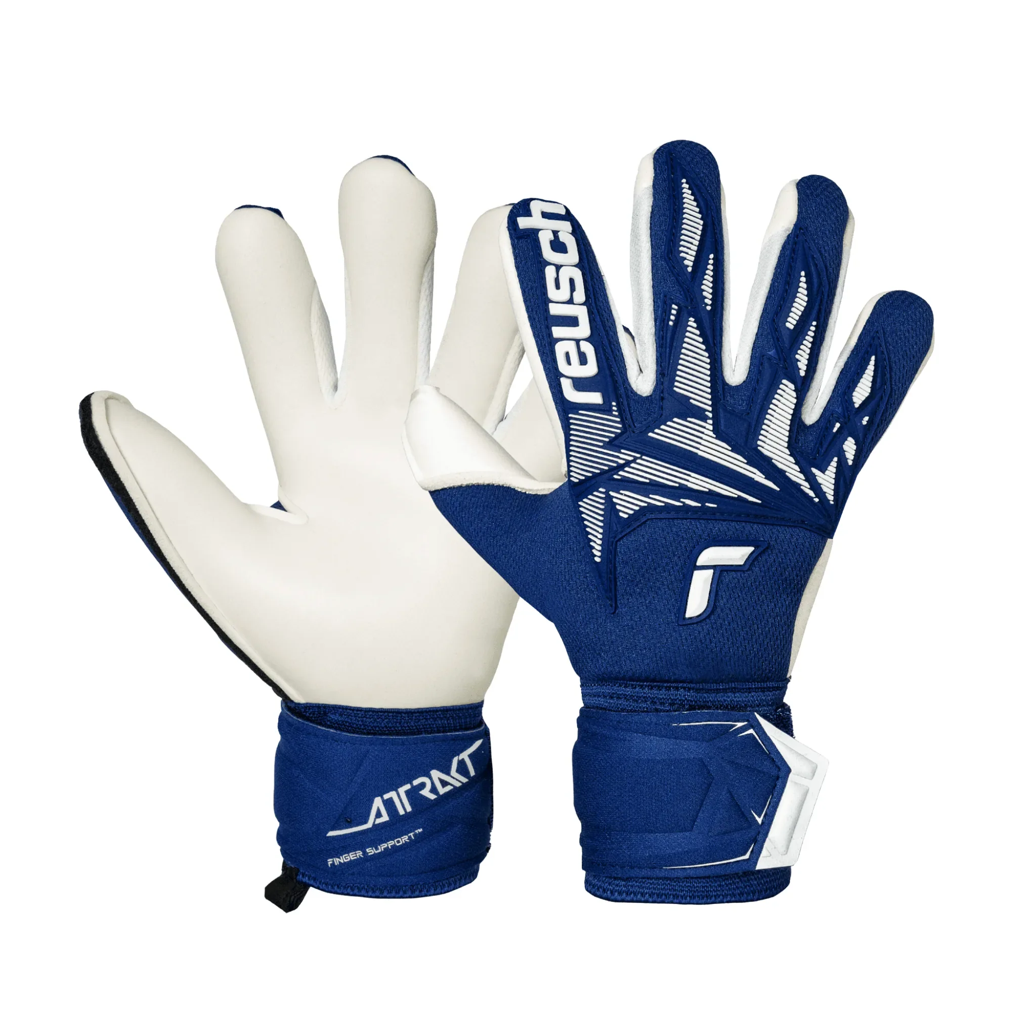 Attrakt Freegel Gold X Finger Support Junior Goalkeeper Gloves