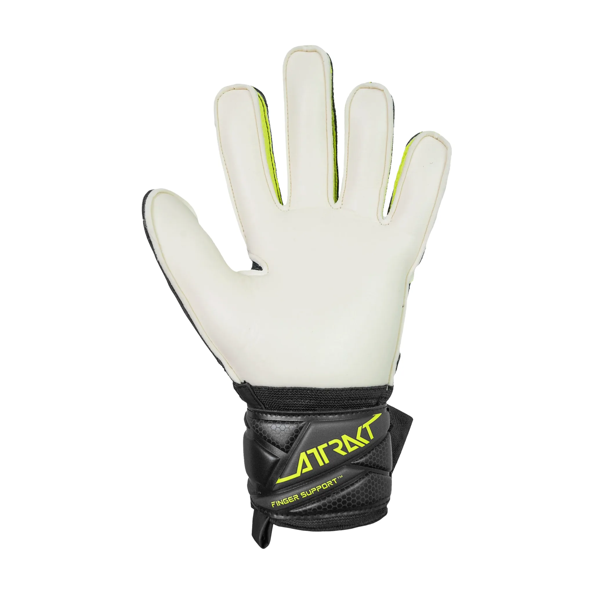 Attrakt Solid Finger Support Goalkeeper Gloves - Image 3