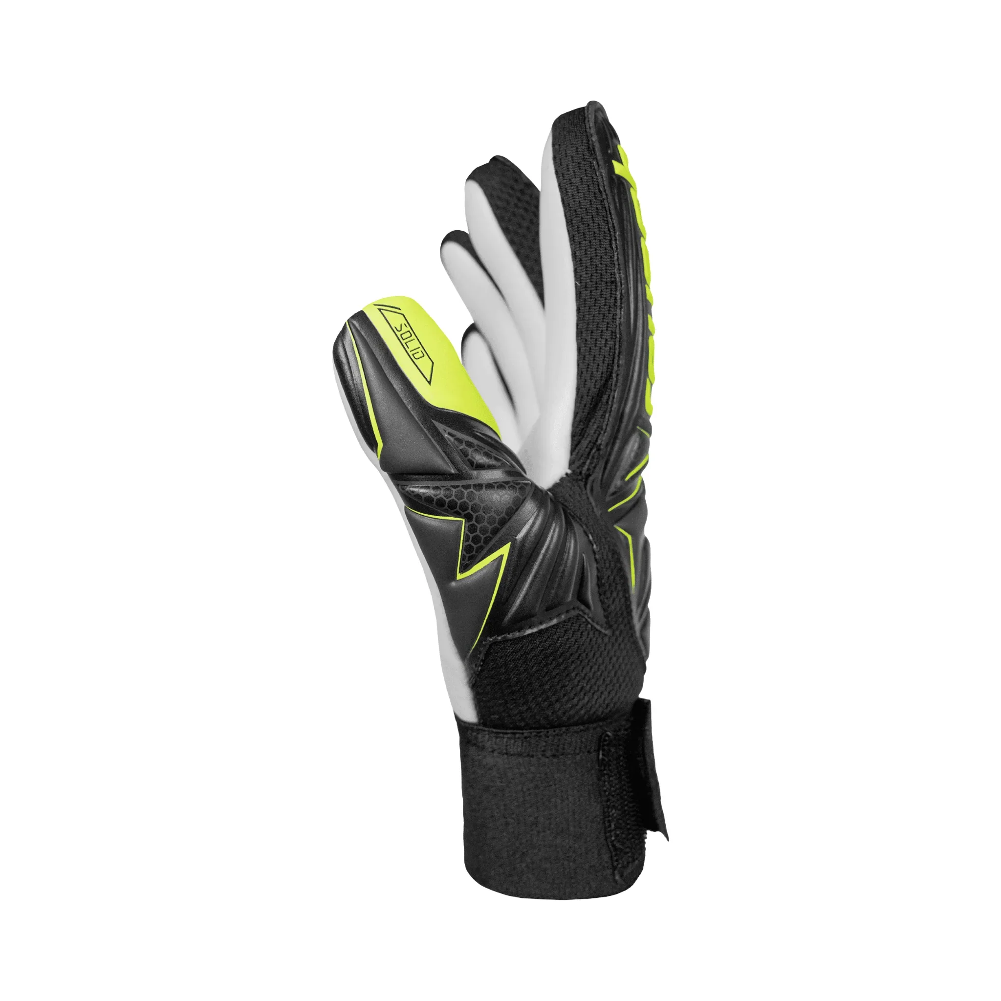 Attrakt Starter Solid Finger Support Junior Goalkeeper Gloves - Image 4