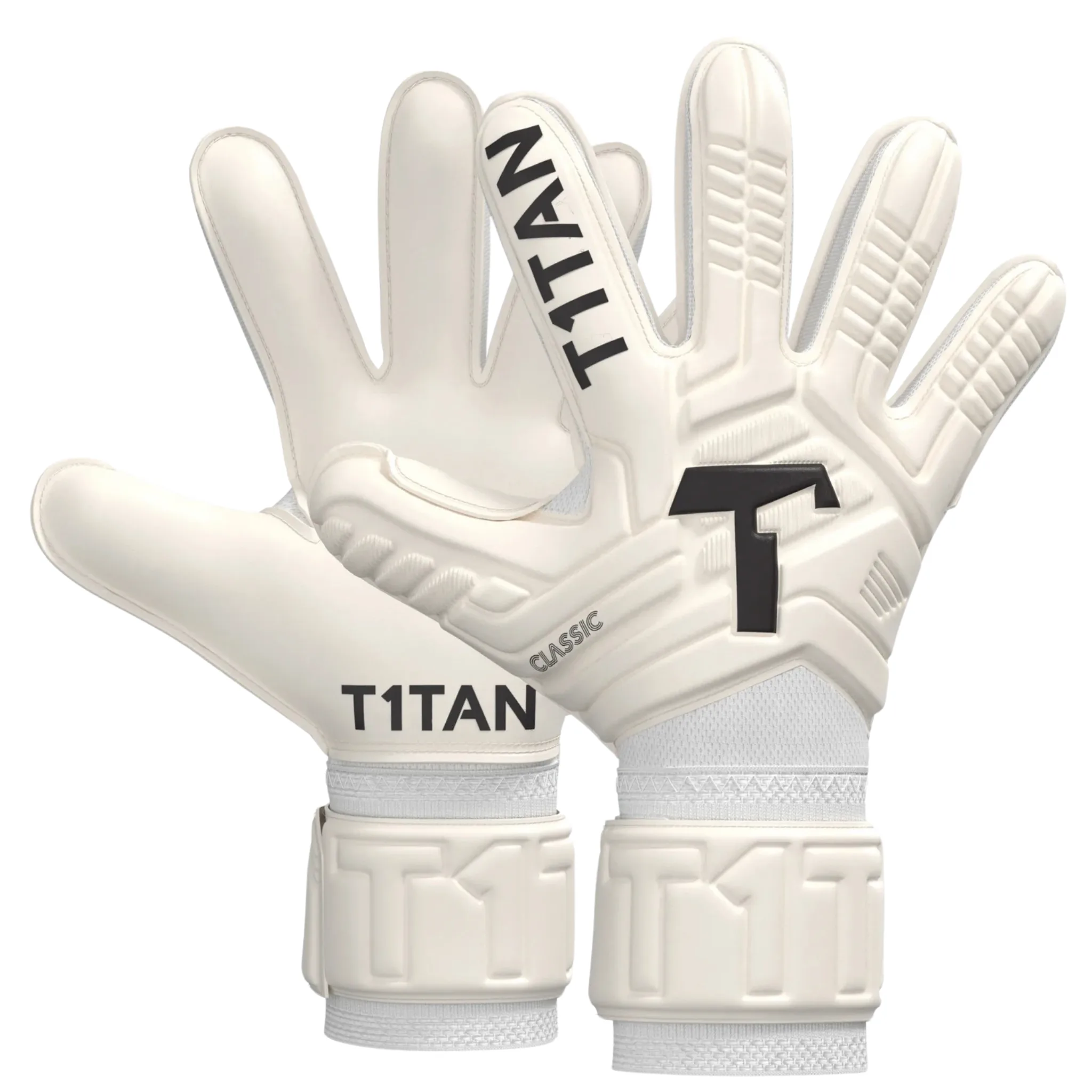 Classic 1.0 White-Out Finger Protection Goalkeeper Gloves