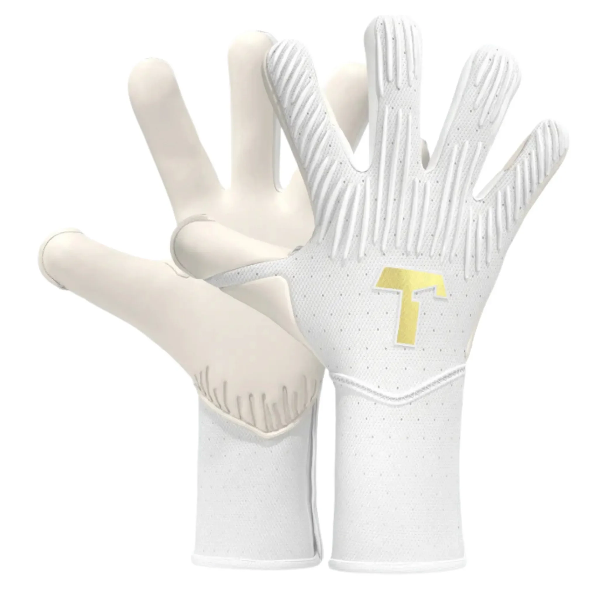 Rebel 2.0 White-Out Finger Protection Goalkeeper Gloves