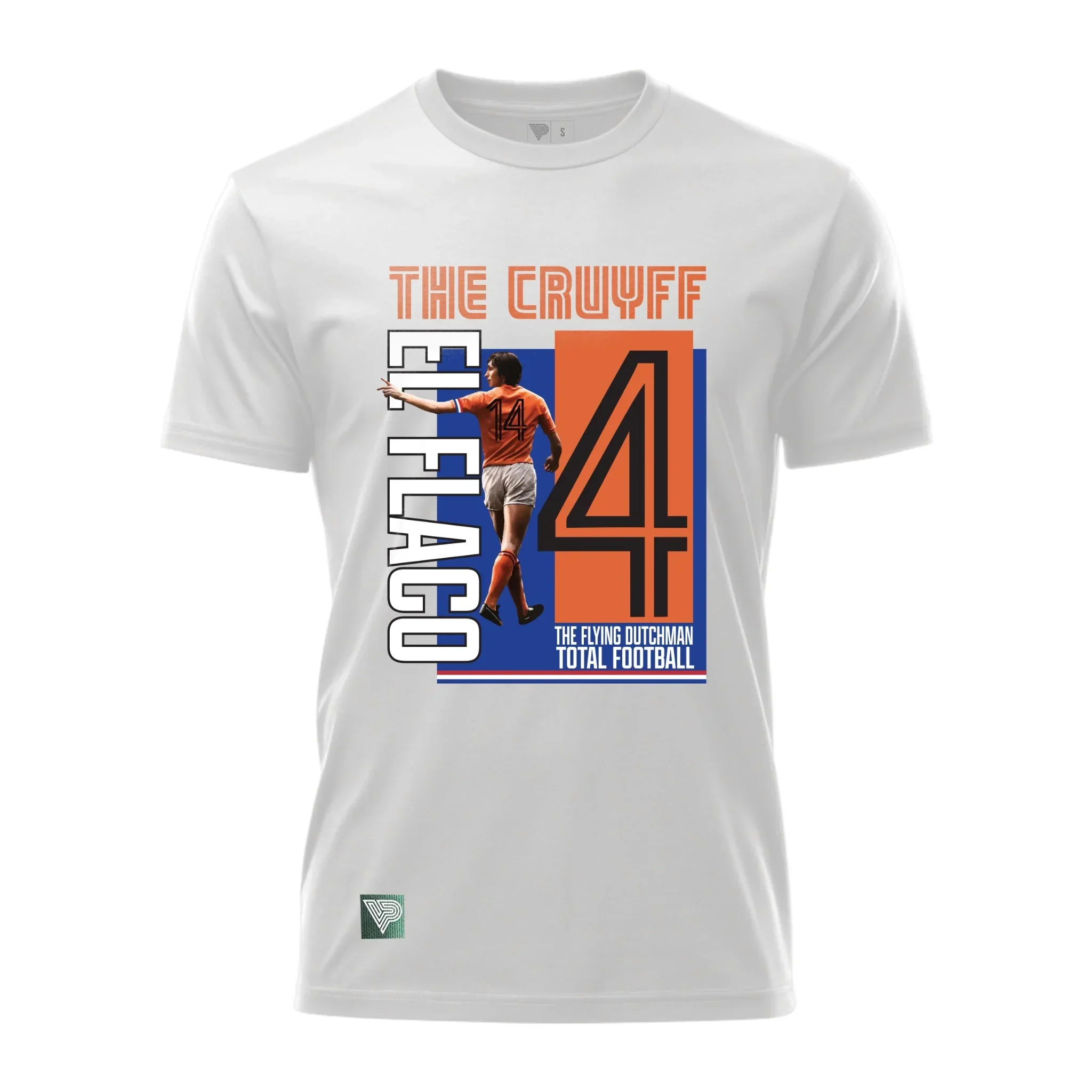 El Flaco – Mastermind of Total Football T-Shirt - Image 2