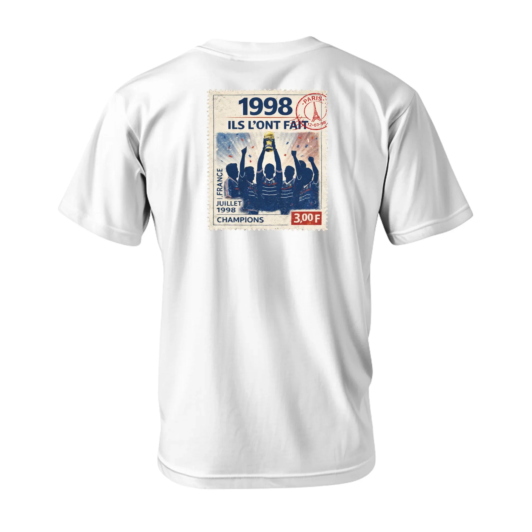 France 1998 Tribute T-Shirt - Image 2
