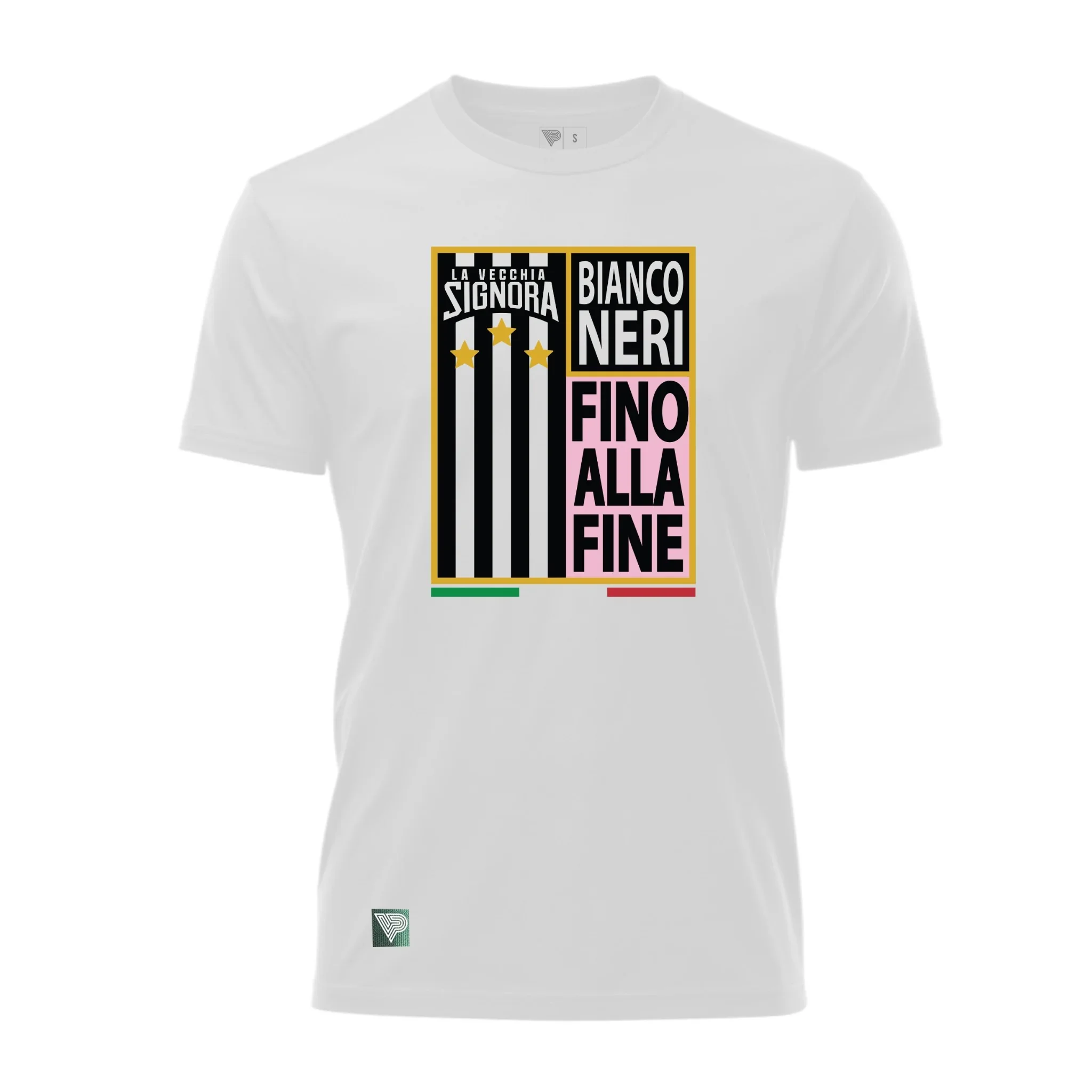 La Vecchia Signora – Glory in Black & White T-Shirt - Image 2